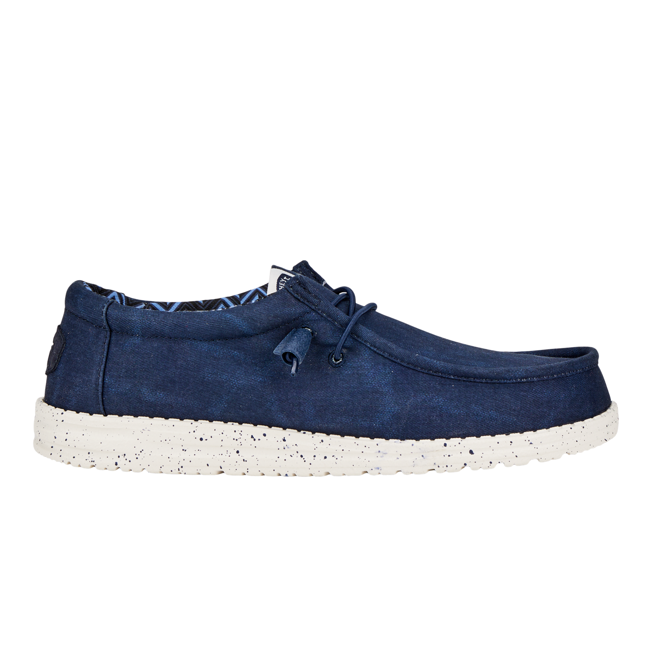 Hey Dude - Wally Stretch Canvas / Navy - Férfi utcai cipő