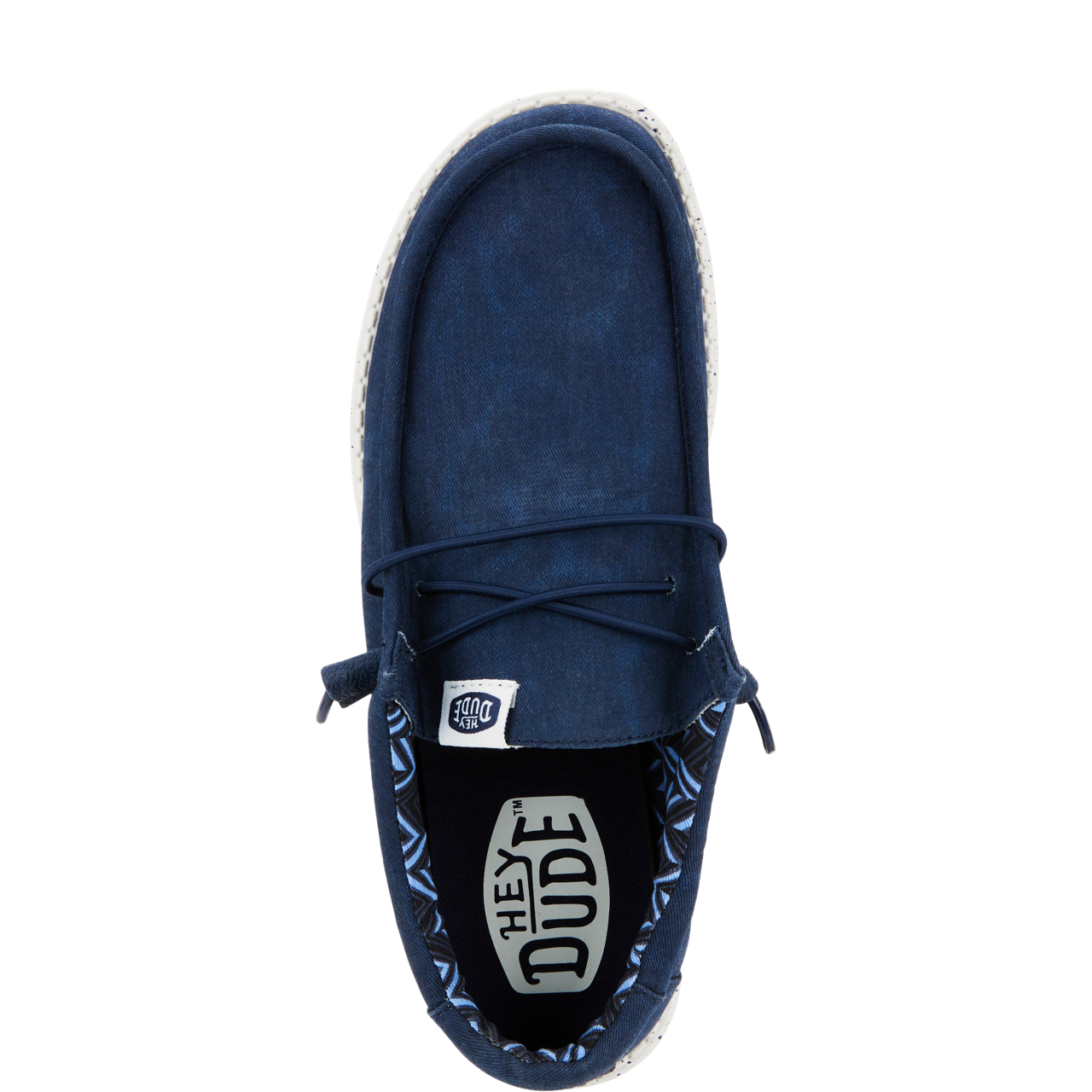 Hey Dude - Wally Stretch Canvas / Navy - Férfi utcai cipő