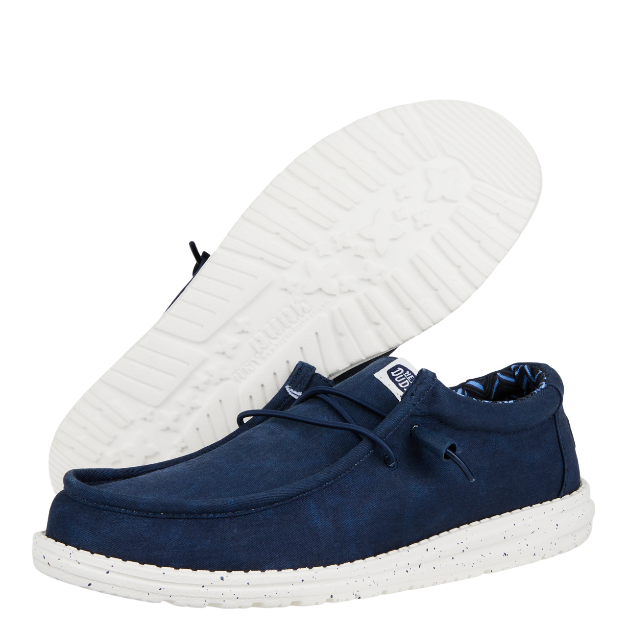 Hey Dude - Wally Stretch Canvas / Navy - Férfi utcai cipő