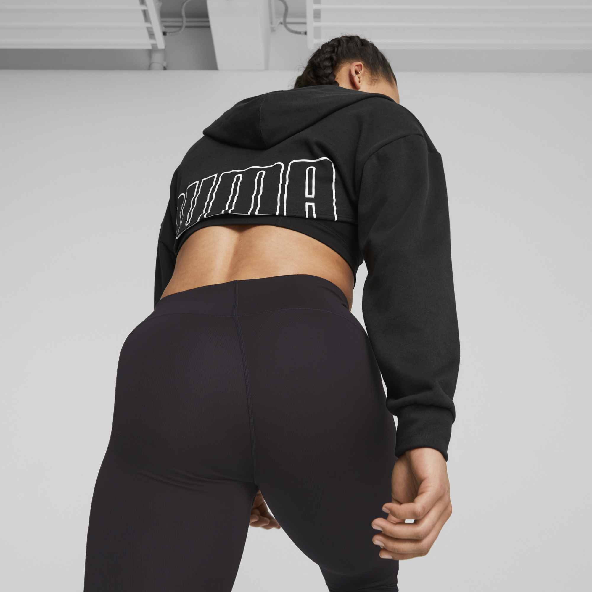 Puma - Fit Move Crop Hoodie - Női melegítő pulóver