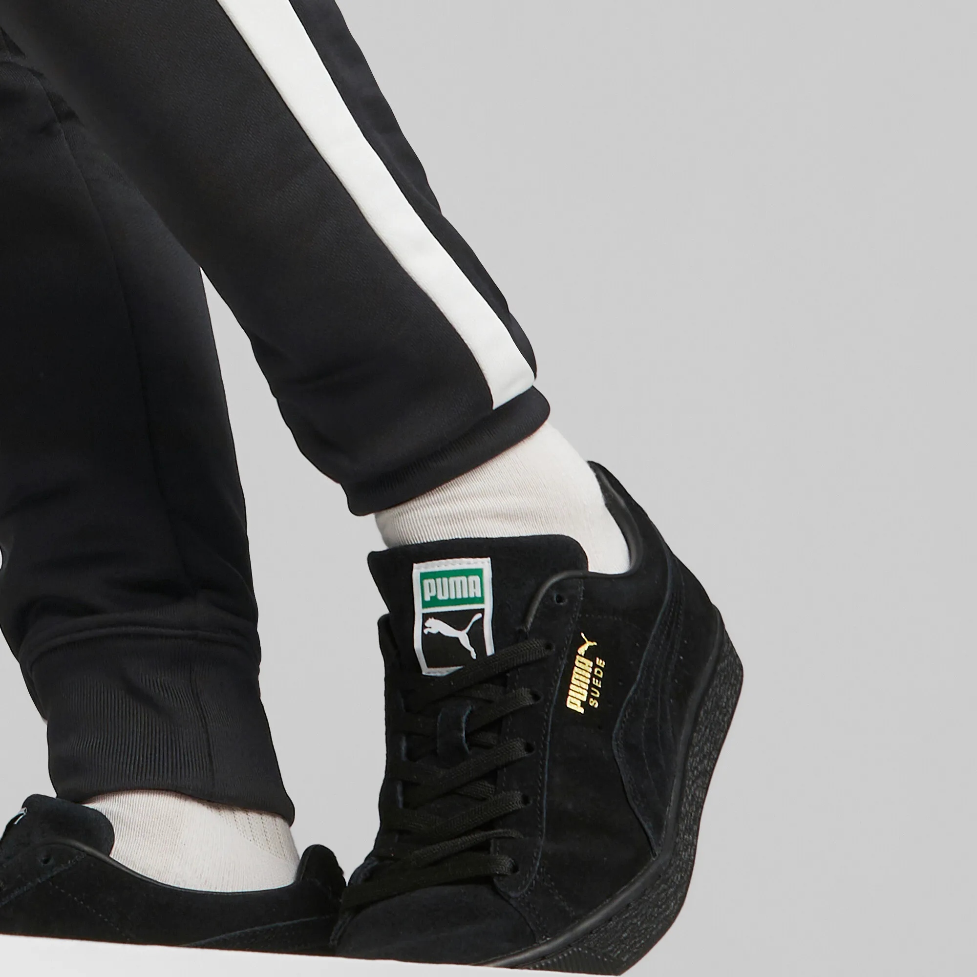Puma - Iconic T7 Track Pants / Puma Black - Férfi melegítő nadrág