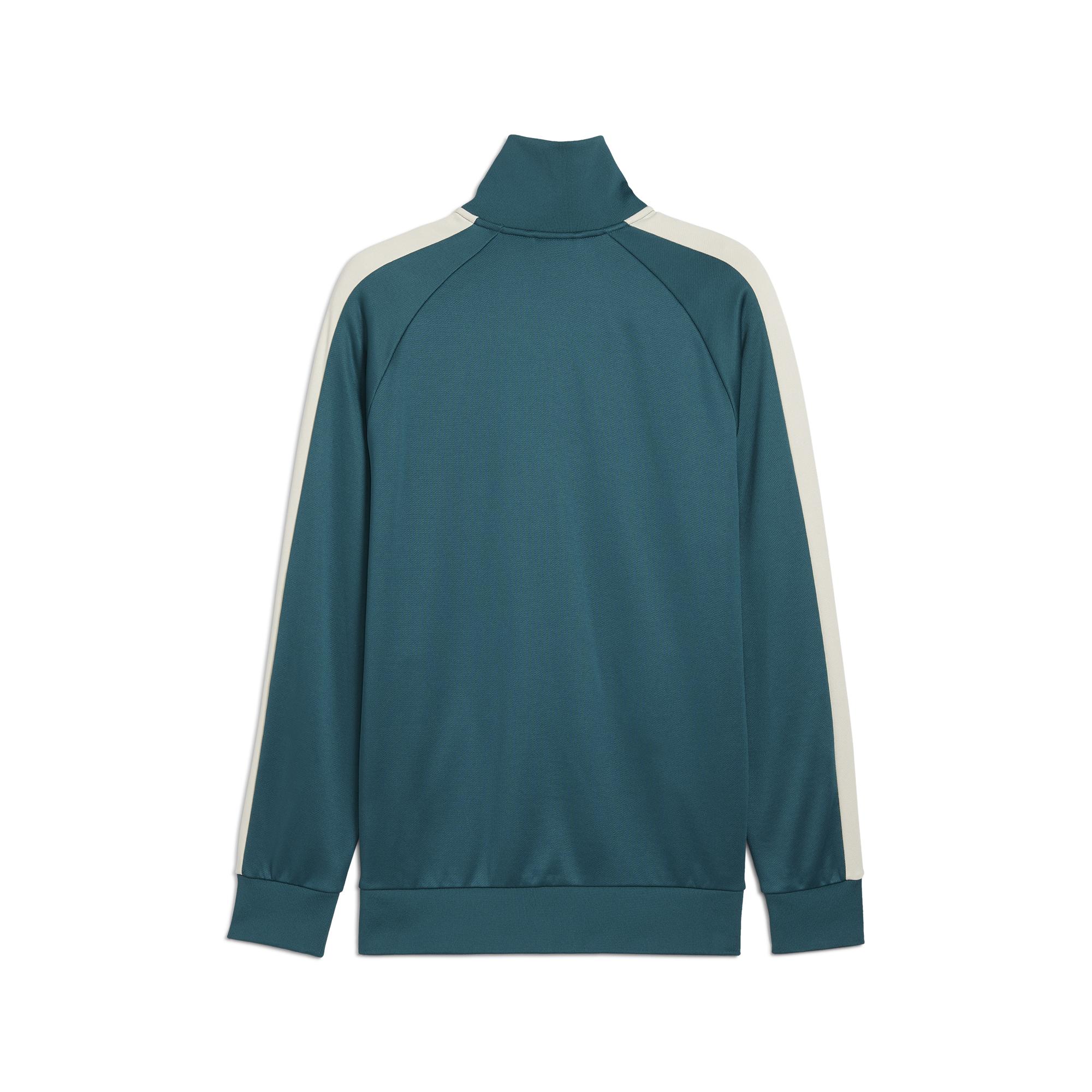 Puma - T7 Iconic Track Jacket / Cold Green - Férfi melegítő pulóver