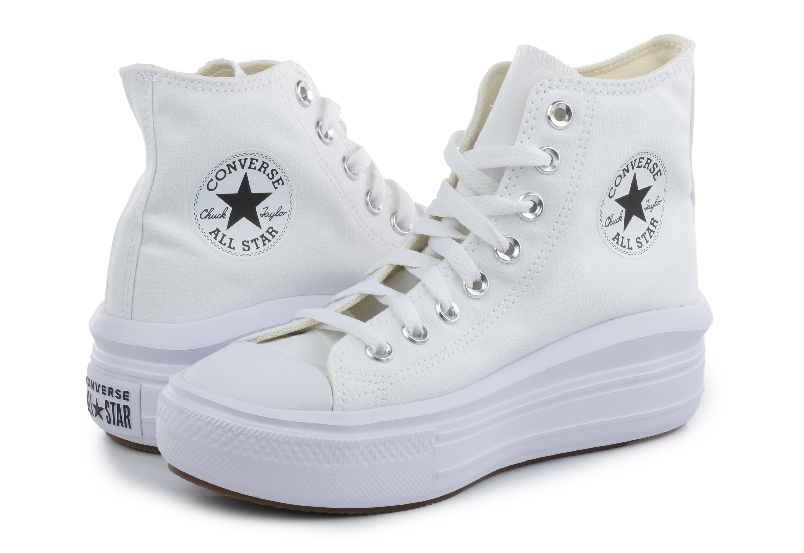 Converse - Chuck Taylor / All Star Move - Magasszárú Platformos Női utcai cipő
