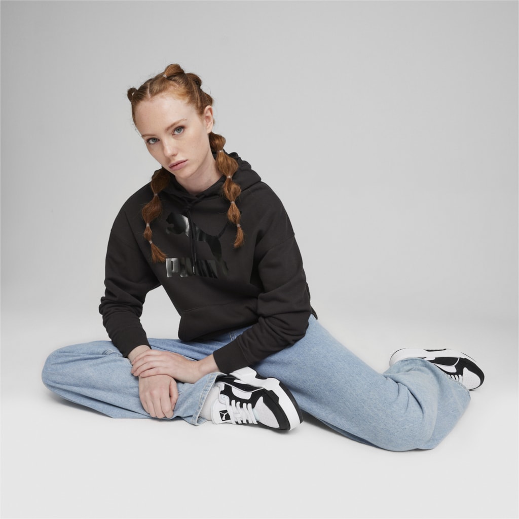 Puma - Classic Shiny Logo - Női melegítő pulóver