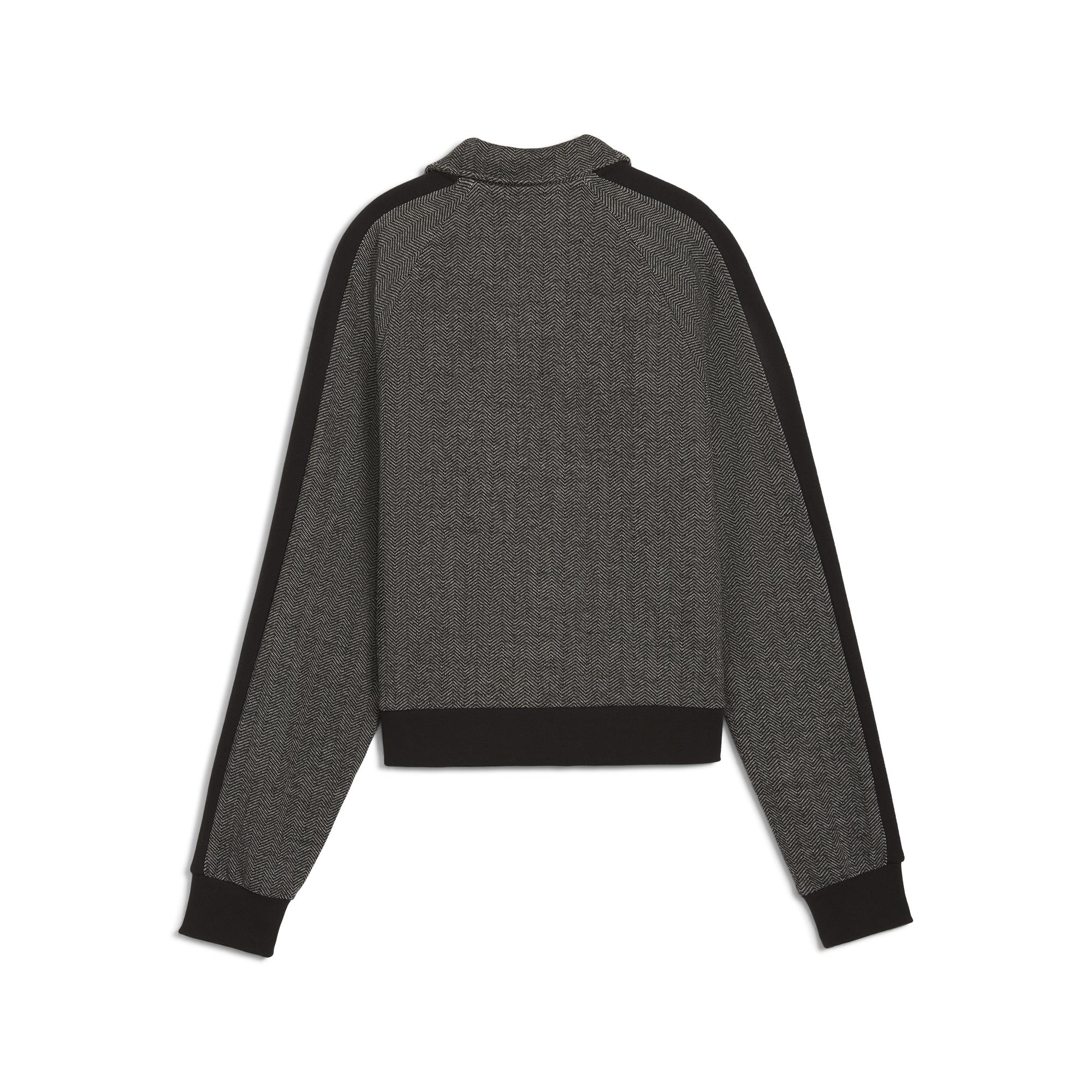 Puma - T7 Track Jacket / Puma Black Alpine Snow - Női pulóver