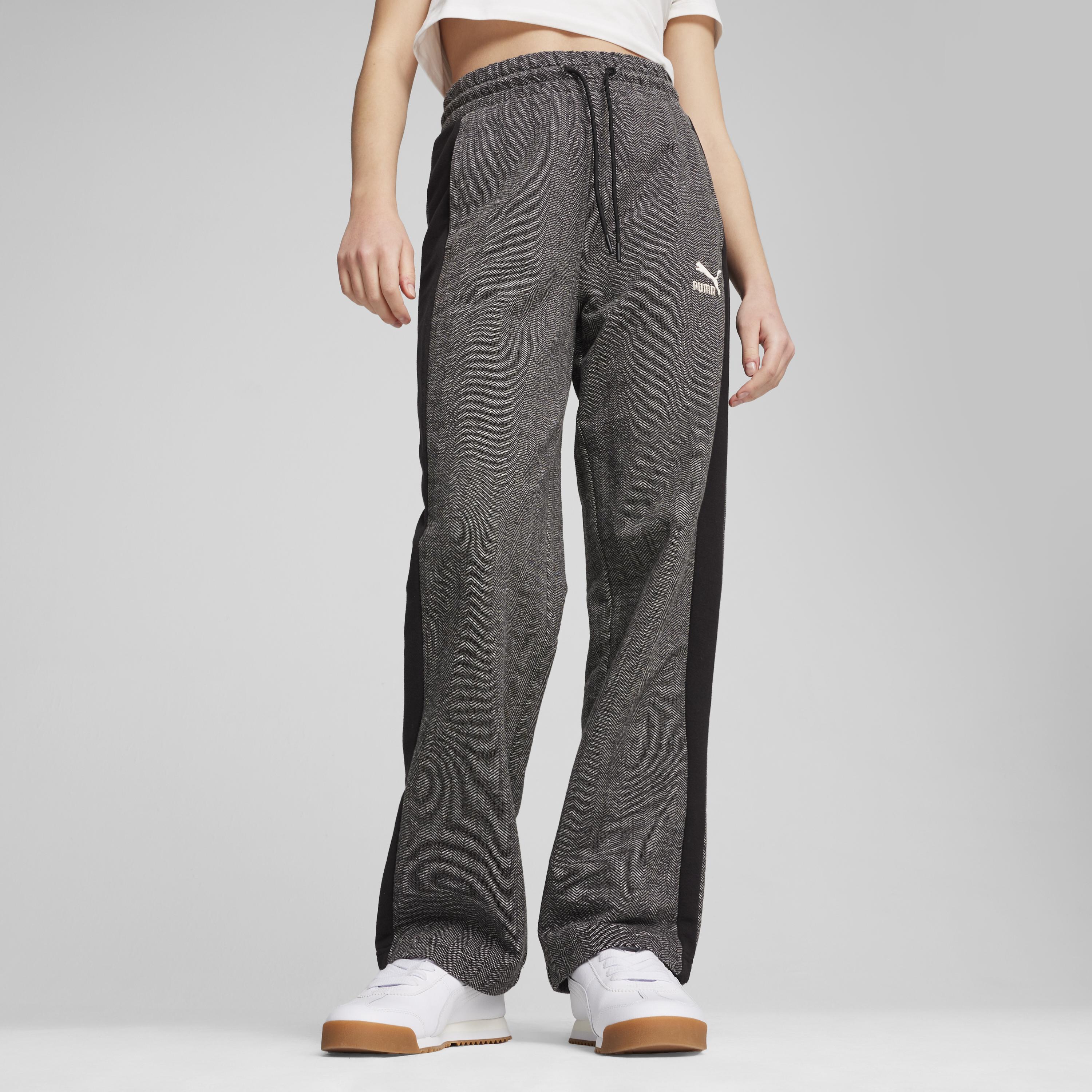 Puma - T7 High Waist Track Pants / Puma Black Alpine Snow - Női nadrág