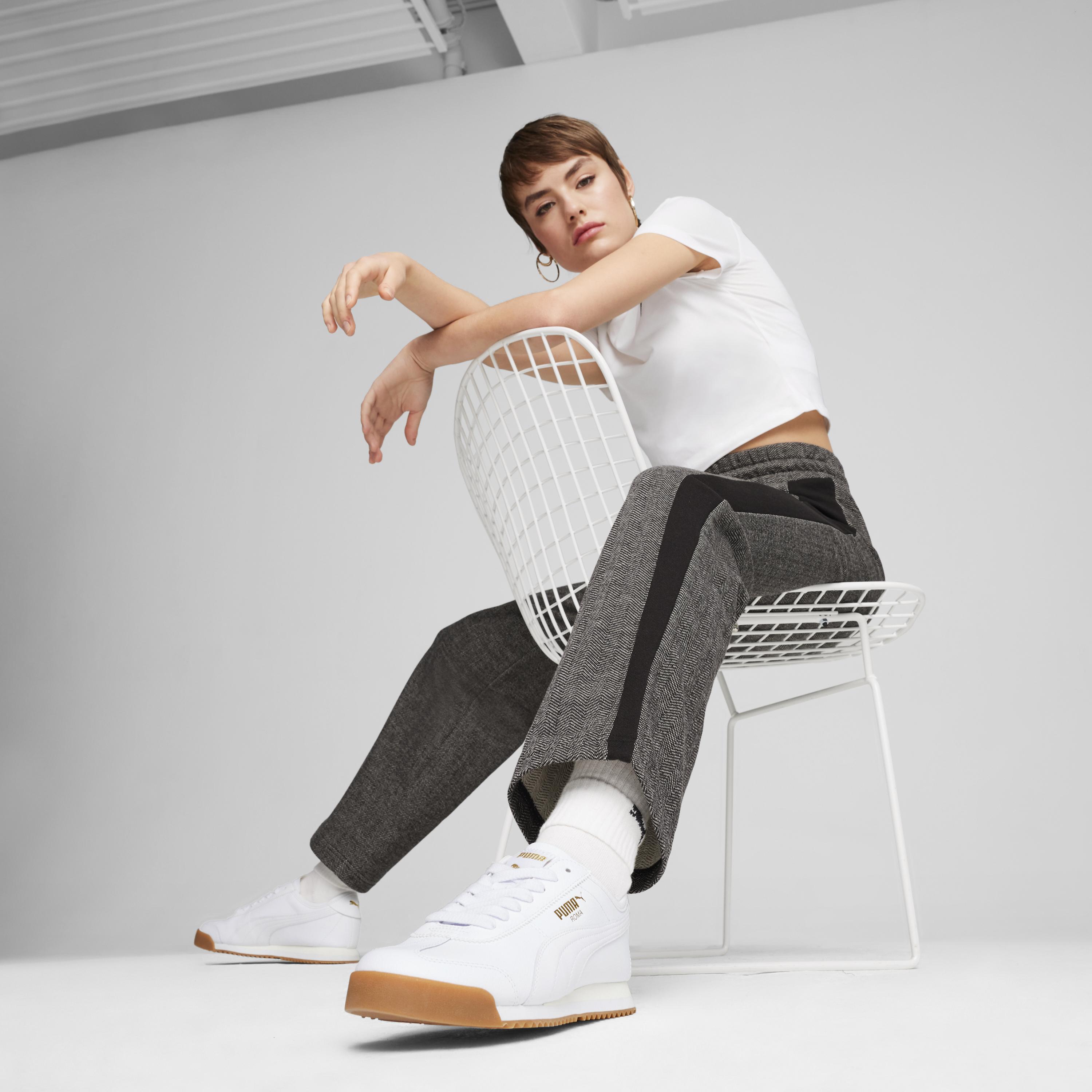 Puma - T7 High Waist Track Pants / Puma Black Alpine Snow - Női nadrág