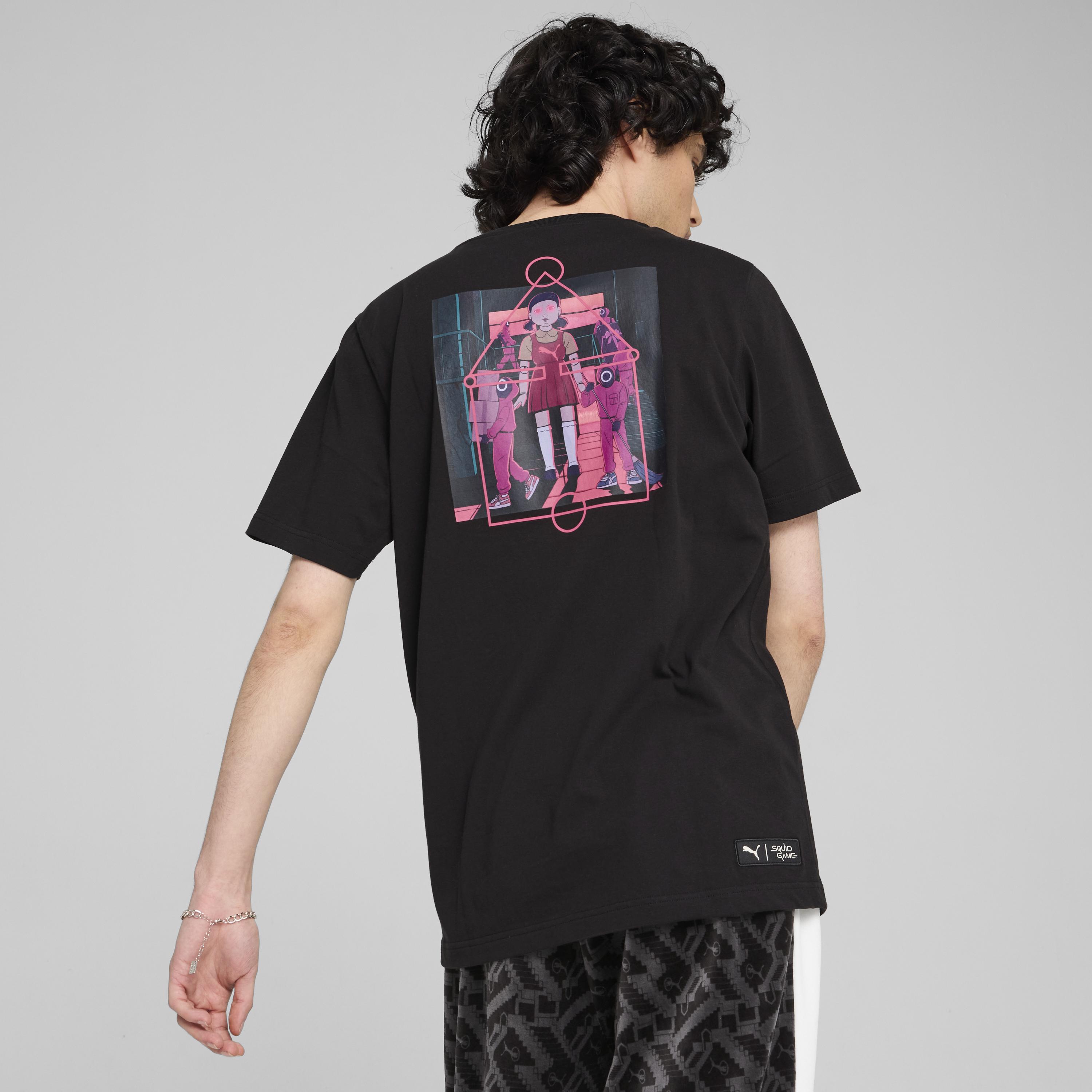 Puma - X SQUID GAME / Graphic Tee Puma Black - Férfi póló