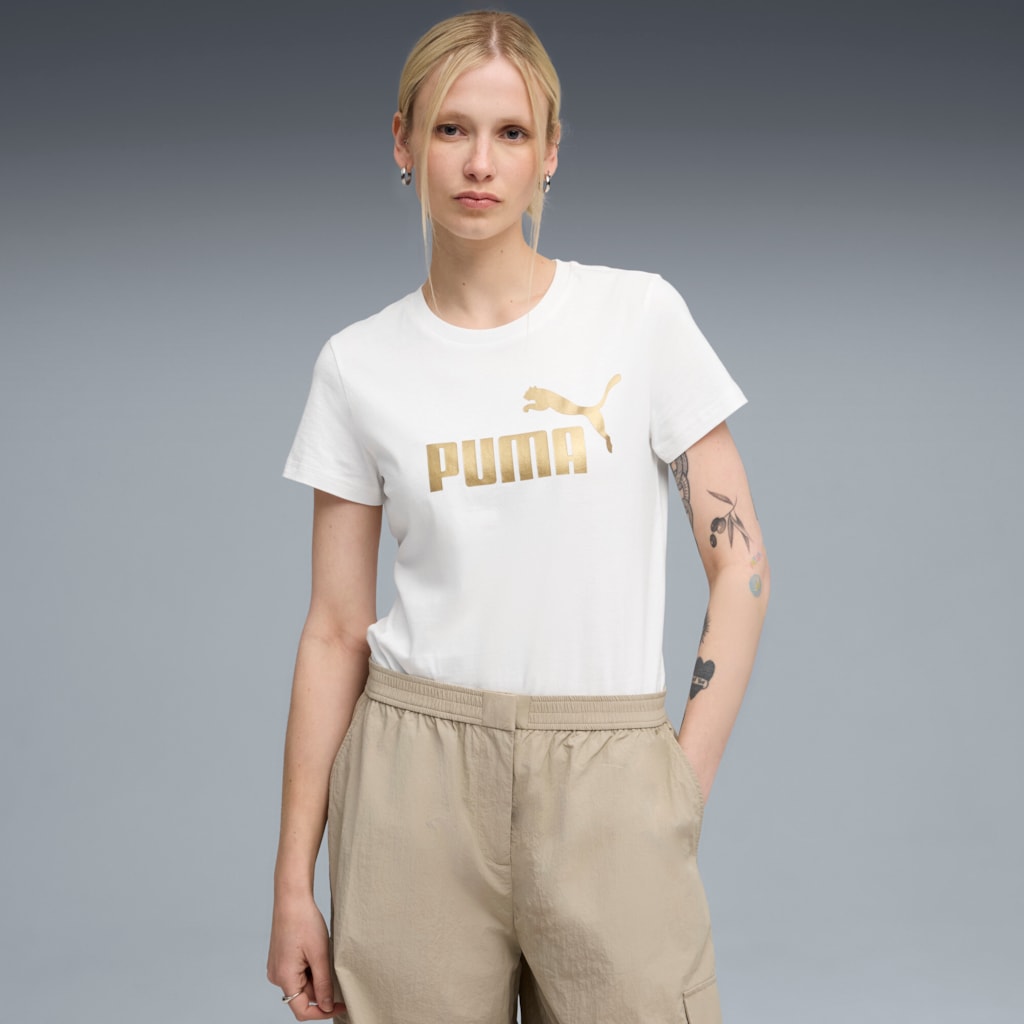 Puma - METALLIC No. 1 Logo Tee - Női póló