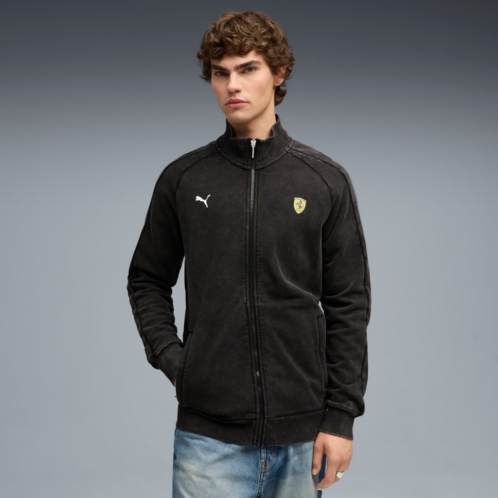 Puma - Ferrari T7 Jacket - Férfi melegítő pulóver