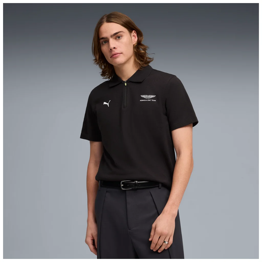 Puma - Aston Martin F1 Jacquard - Galléros Férfi póló