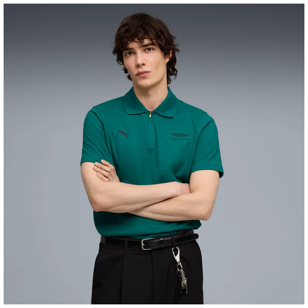 Puma - AMF1 Jacquard - Galléros Férfi póló