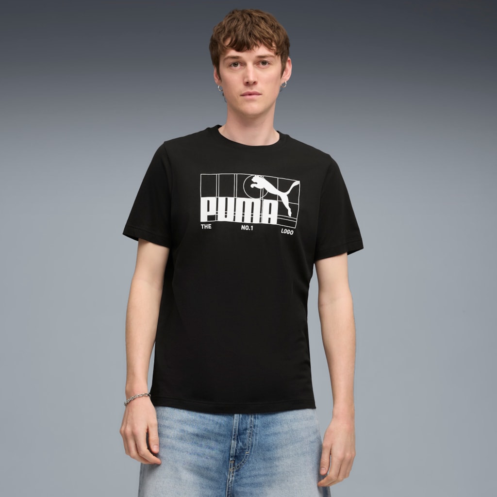 Puma - GRAPHIC No.1 Logo Tee - Férfi póló