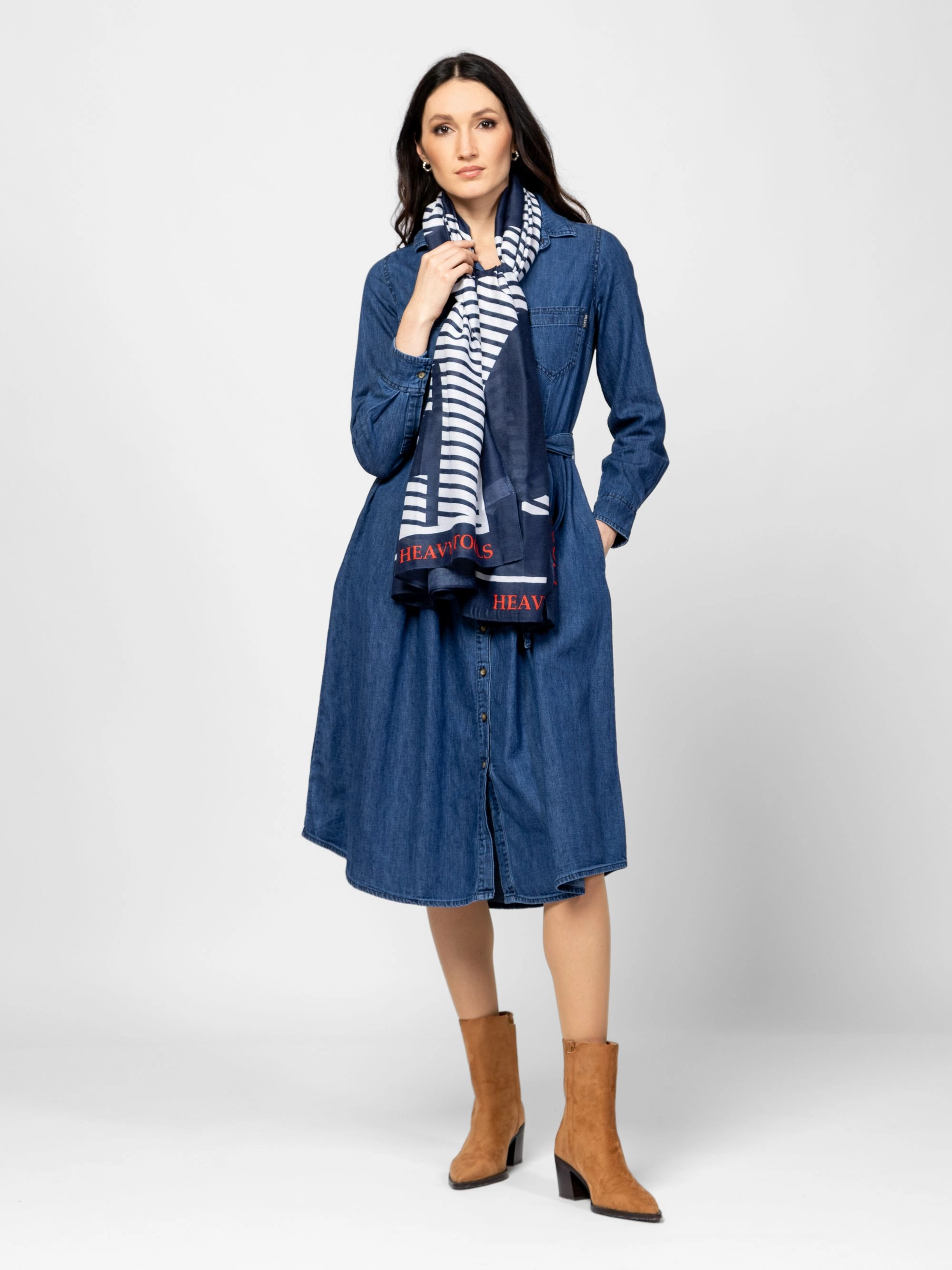 Heavy Tools - PANUJA / NAVY - Női sál