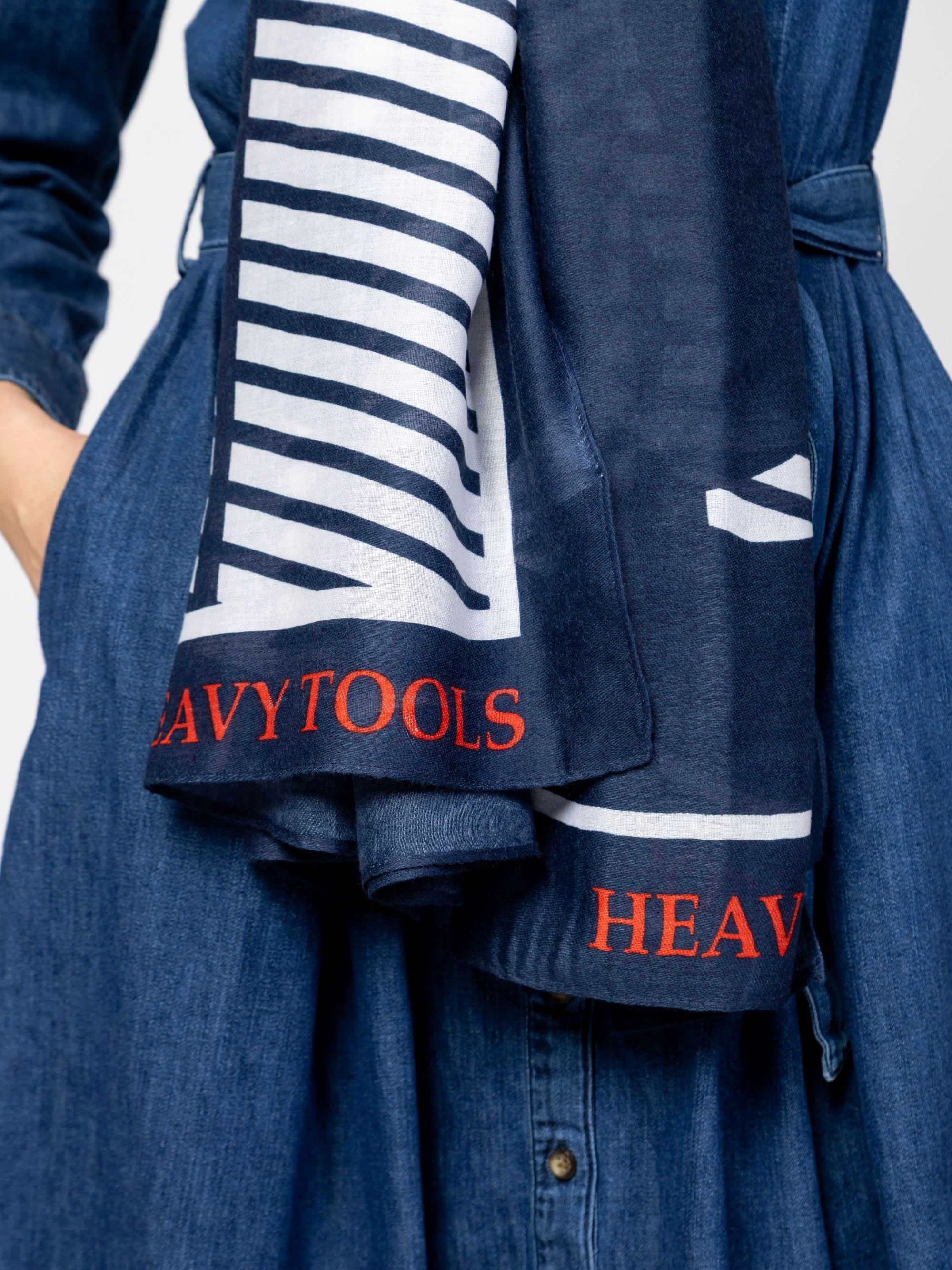 Heavy Tools - PANUJA / NAVY - Női sál