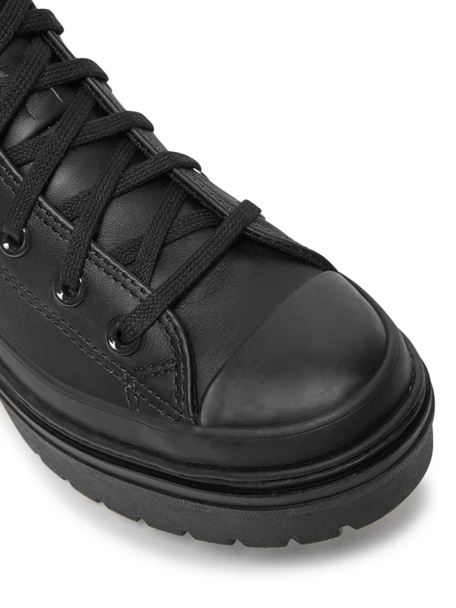 Converse - Chuck Taylor / All Star Lugged Heel - Platformos Bőr Női Bakancs