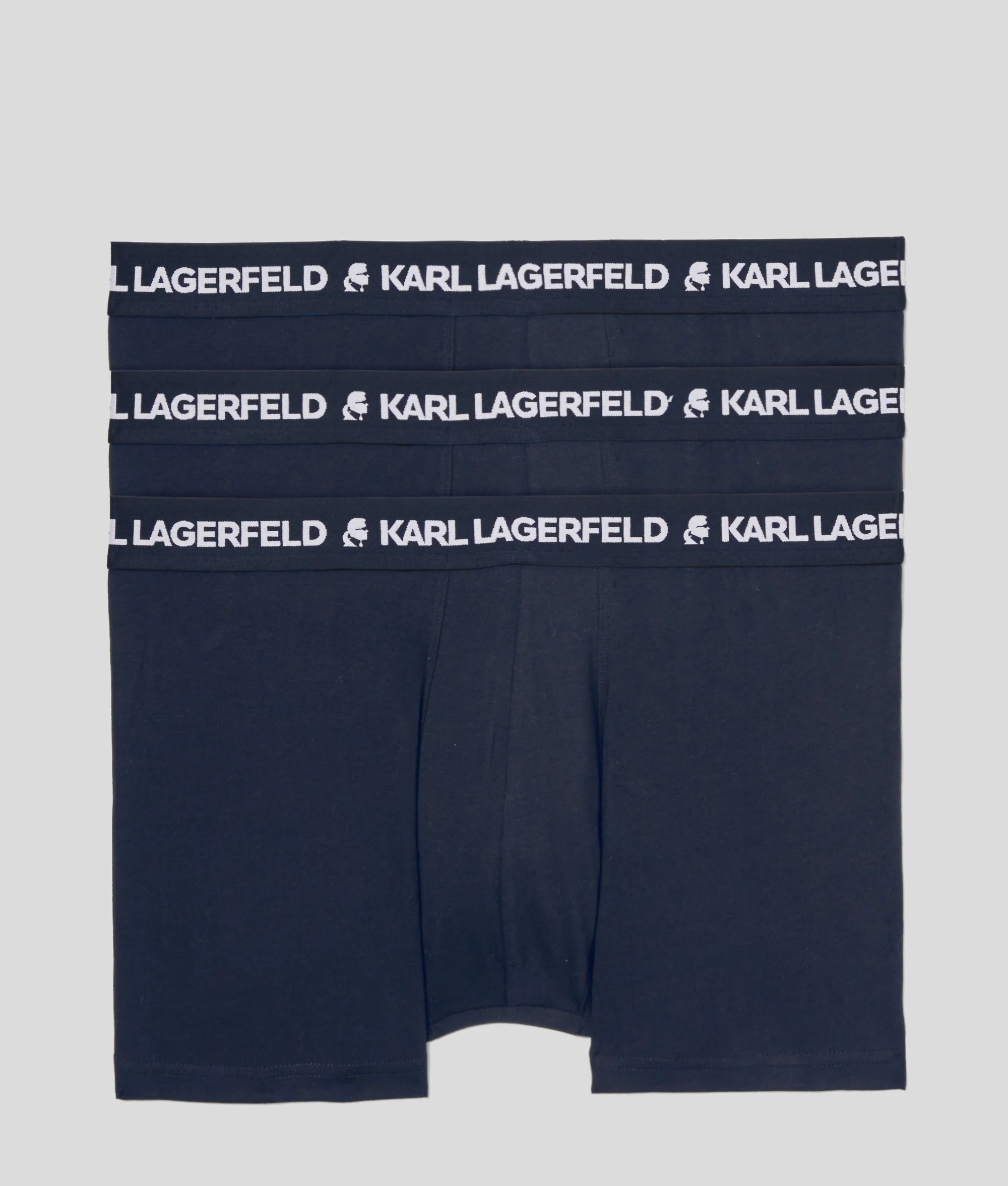 Karl Lagerfeld - Logo Monochrome Trunks - Férfi Alsónadrág szett - 3 db