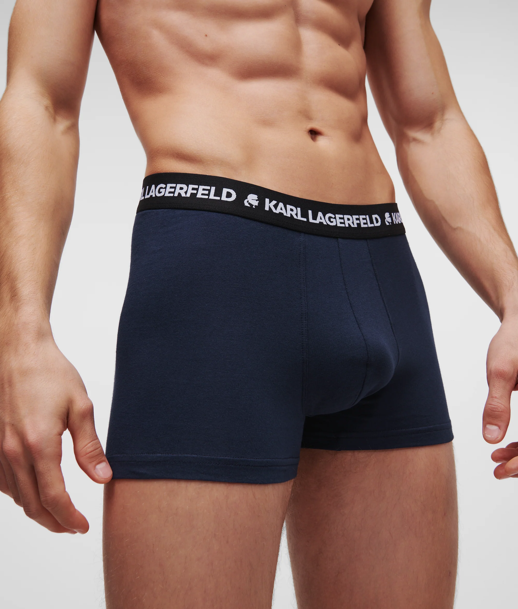 Karl Lagerfeld - Logo Monochrome Trunks - Férfi Alsónadrág szett - 3 db
