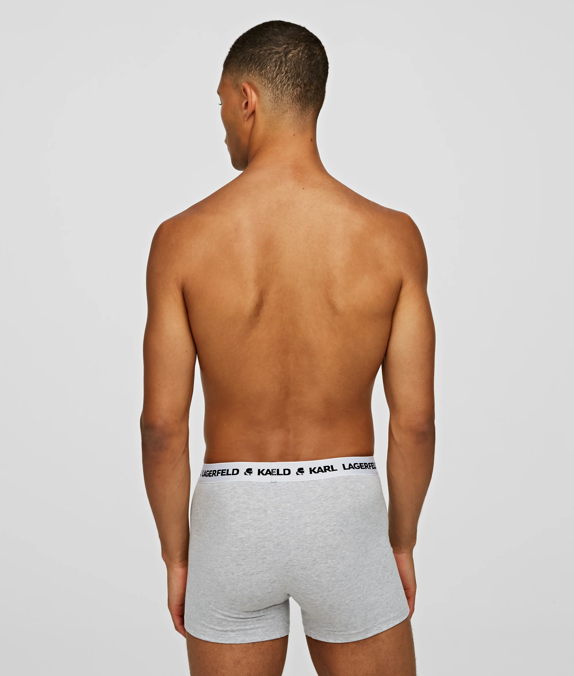 Karl Lagerfeld - Logo Monochrome Trunks - Férfi Alsónadrág szett - 3 db