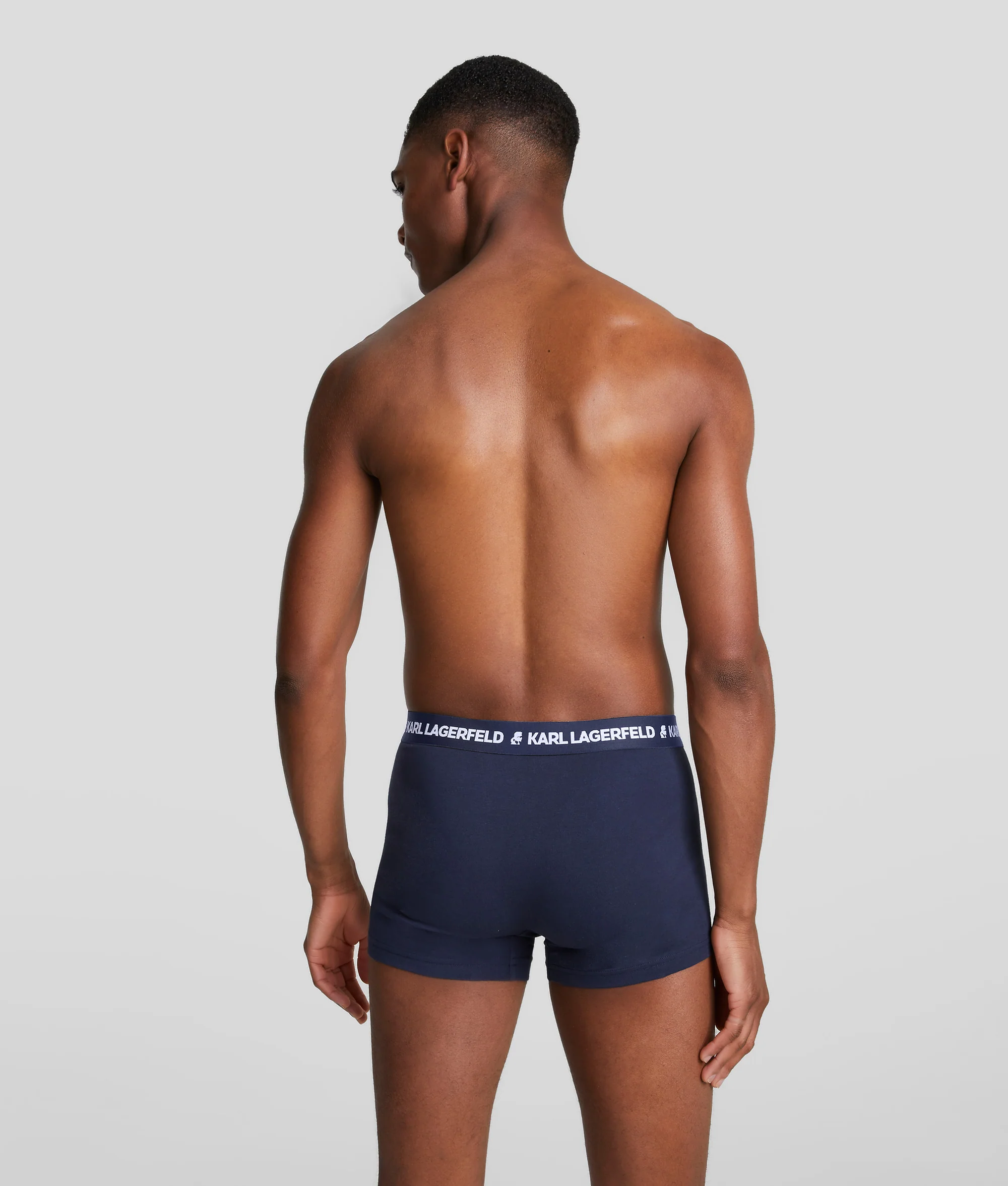 Karl Lagerfeld - Logo Monochrome Trunks - Férfi Alsónadrág szett - 3 db