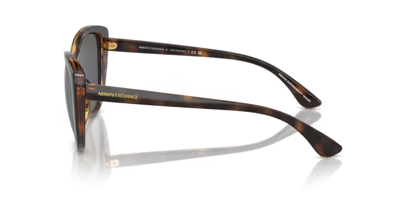 Armani Exchange napszemüveg - Black / Dark Brown