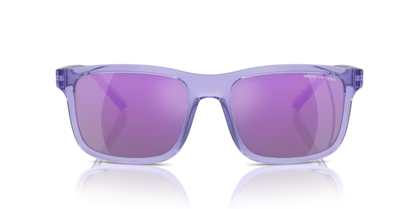 Armani Exchange napszemüveg - Sparkling Transparent Violet / Grey Mirror Violet
