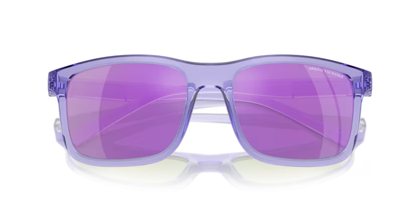 Armani Exchange napszemüveg - Sparkling Transparent Violet / Grey Mirror Violet