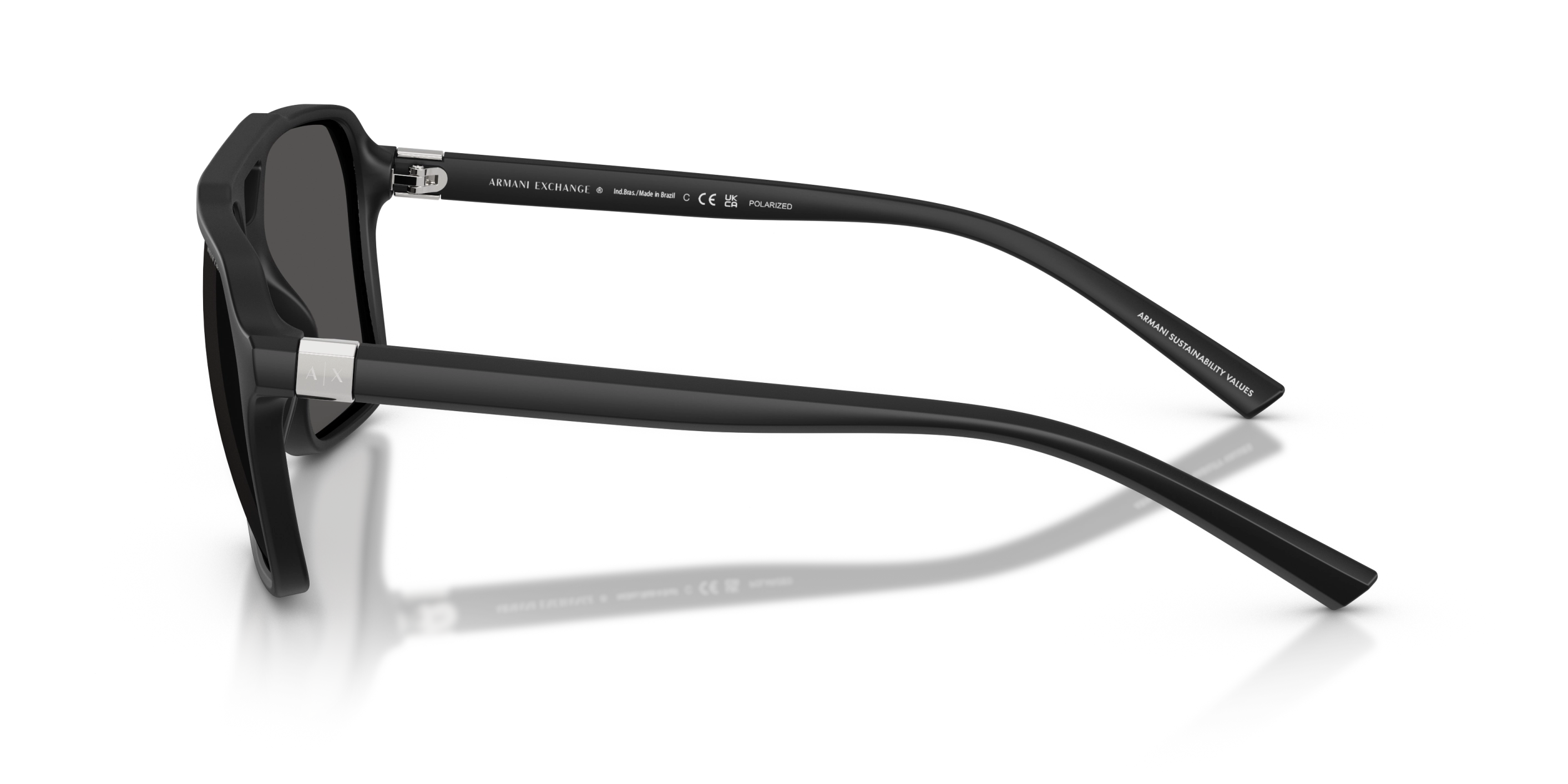 Armani Exchange napszemüveg - Matte Black / Dark Grey