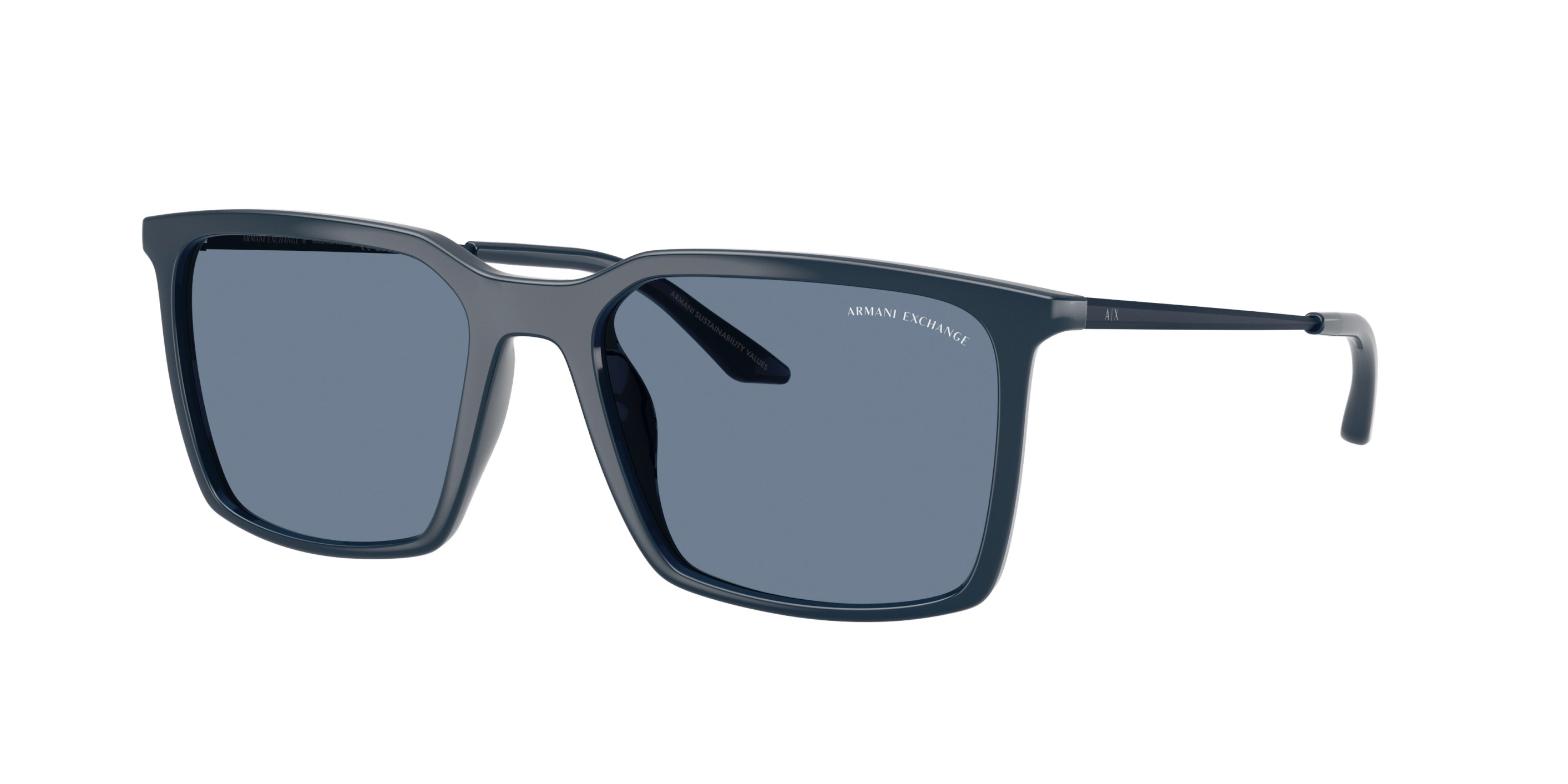 Armani Exchange napszemüveg - Shiny Blue / Dark Blue Polarized