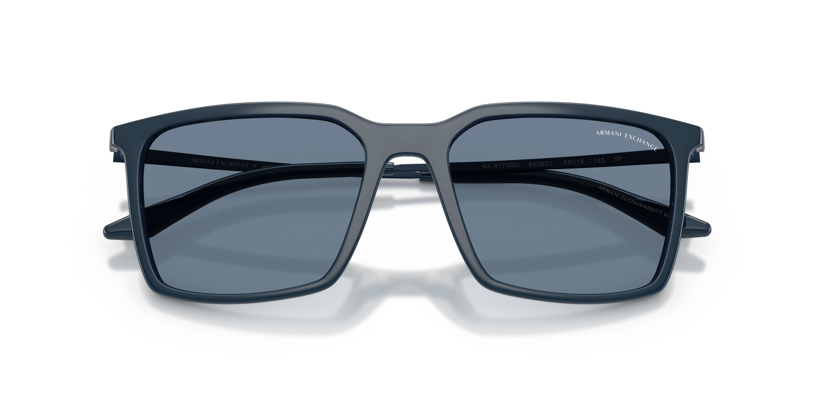 Armani Exchange napszemüveg - Shiny Blue / Dark Blue Polarized