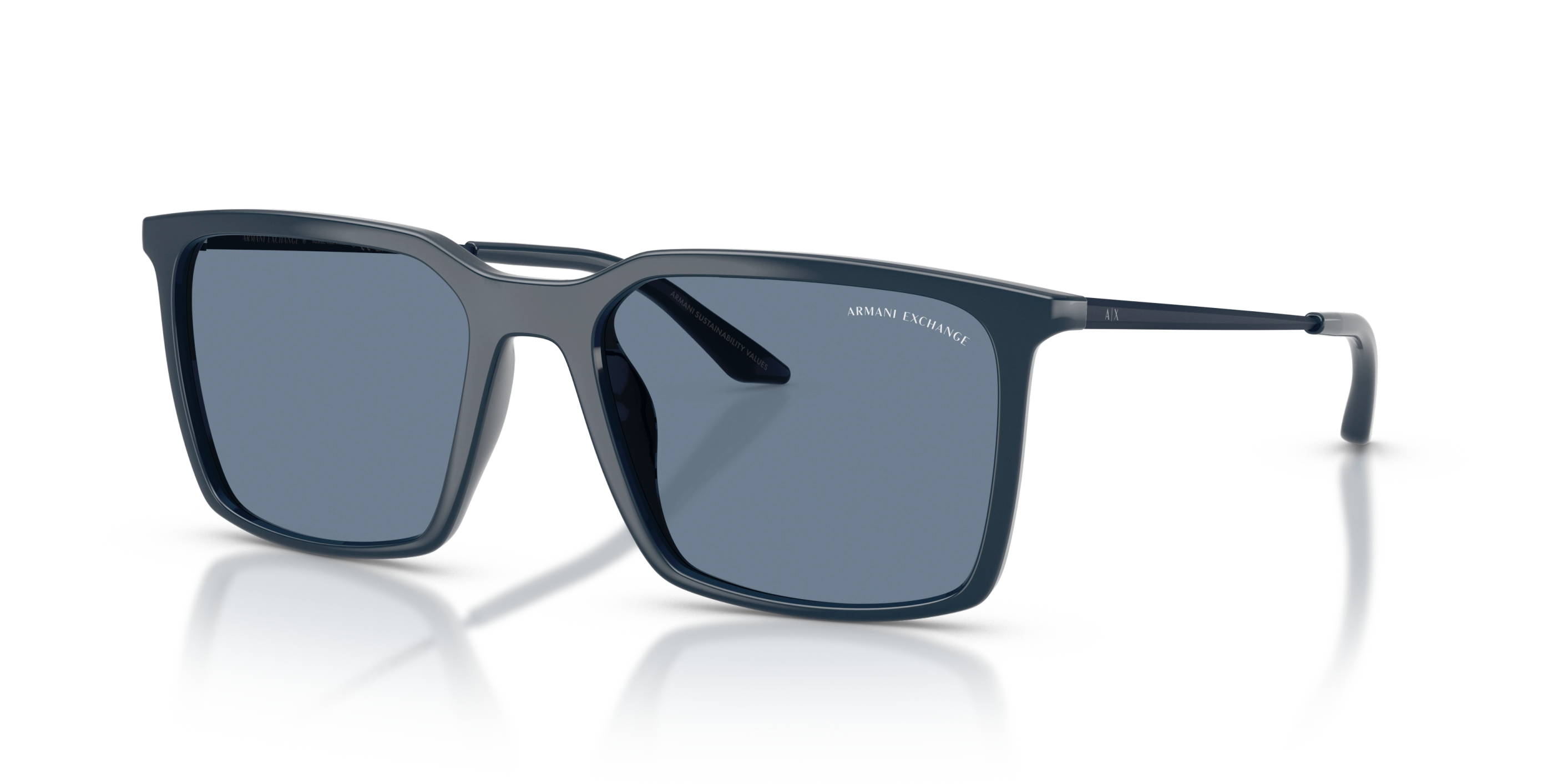 Armani Exchange napszemüveg - Shiny Blue / Dark Blue Polarized