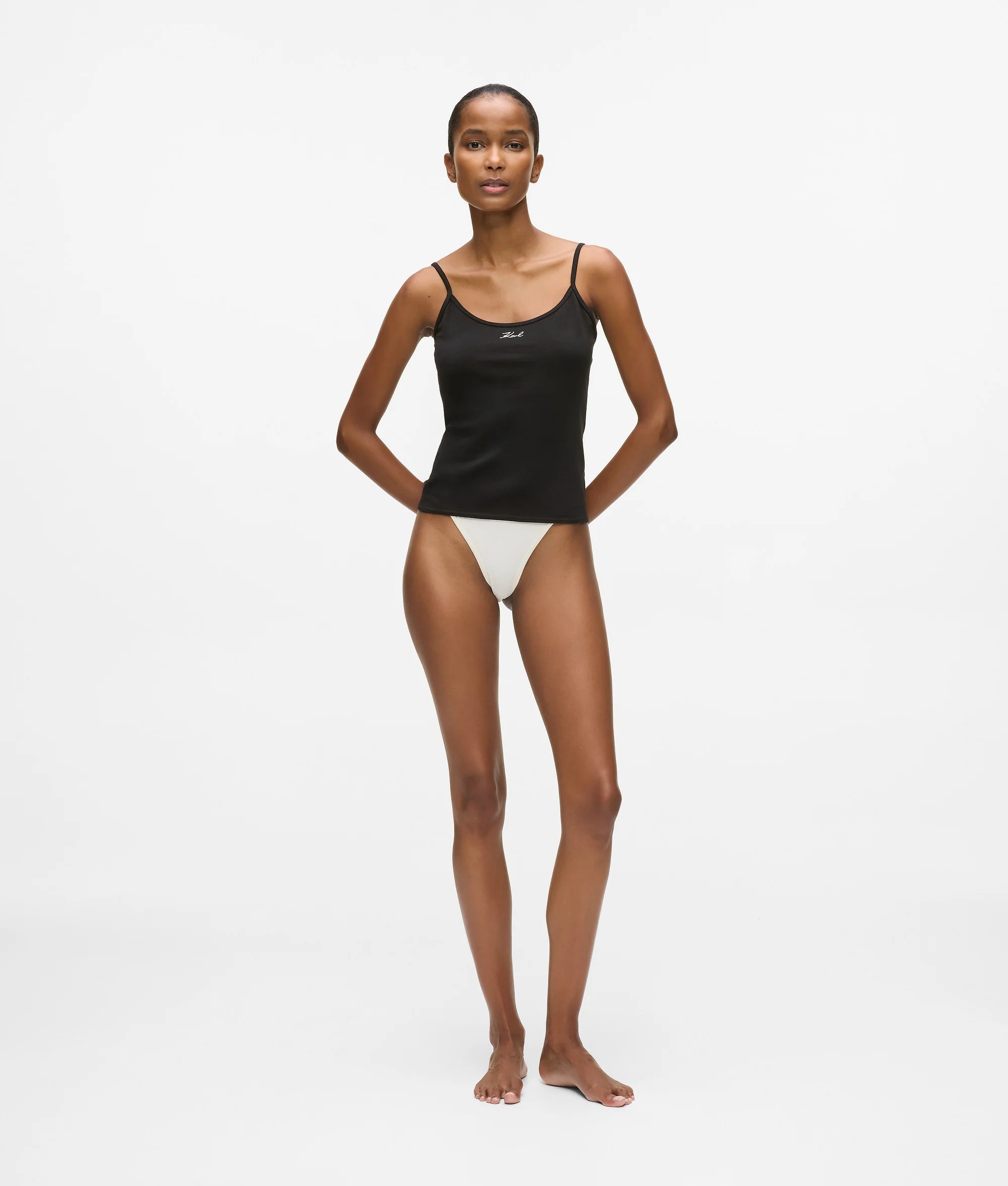 Karl Lagerfeld - Signature Camisole - Női top szett - 2 db