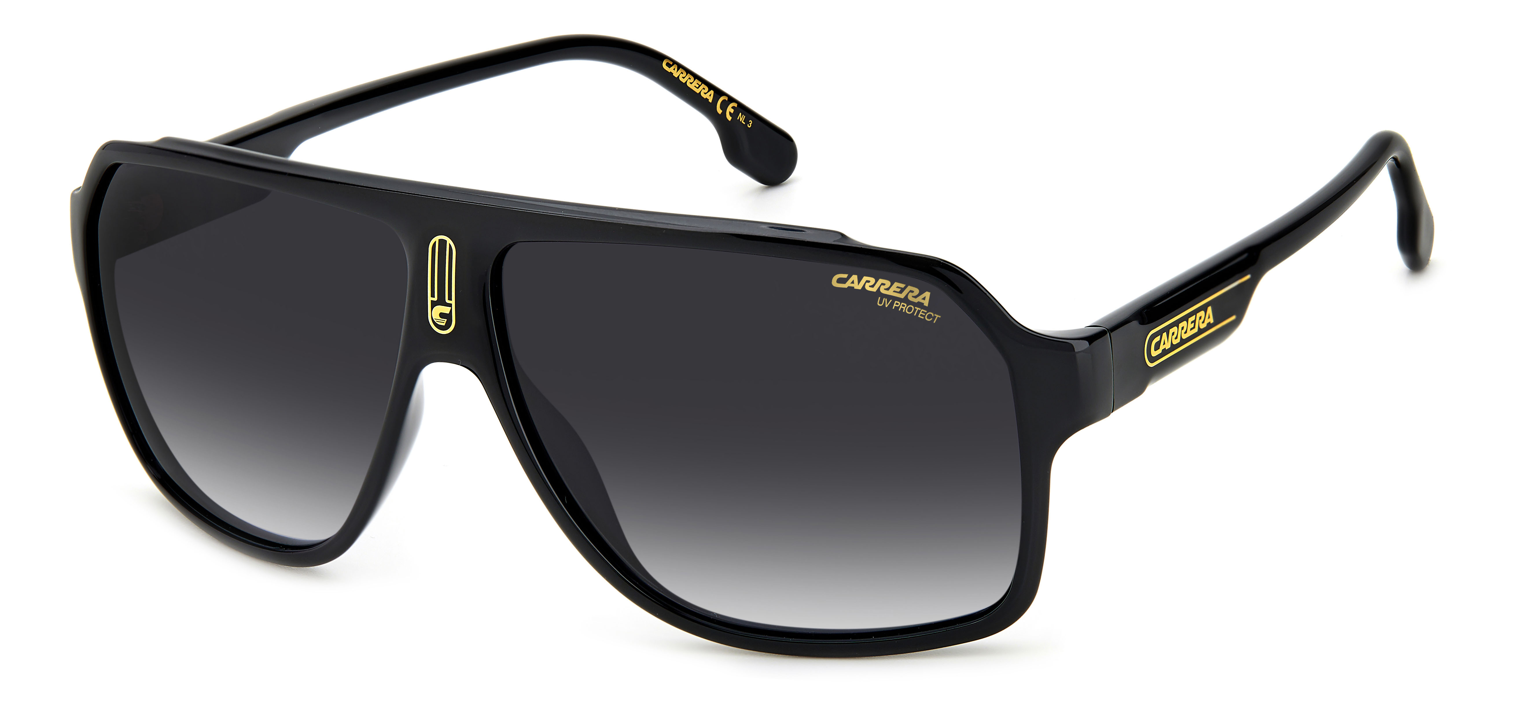 Carrera napszemüveg - Black Gold / Dark grey Gradient
