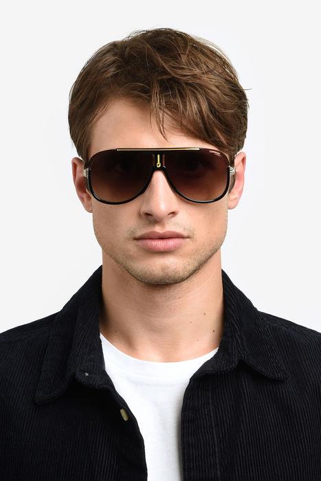 Carrera napszemüveg - Black Gold / Brown Shaded