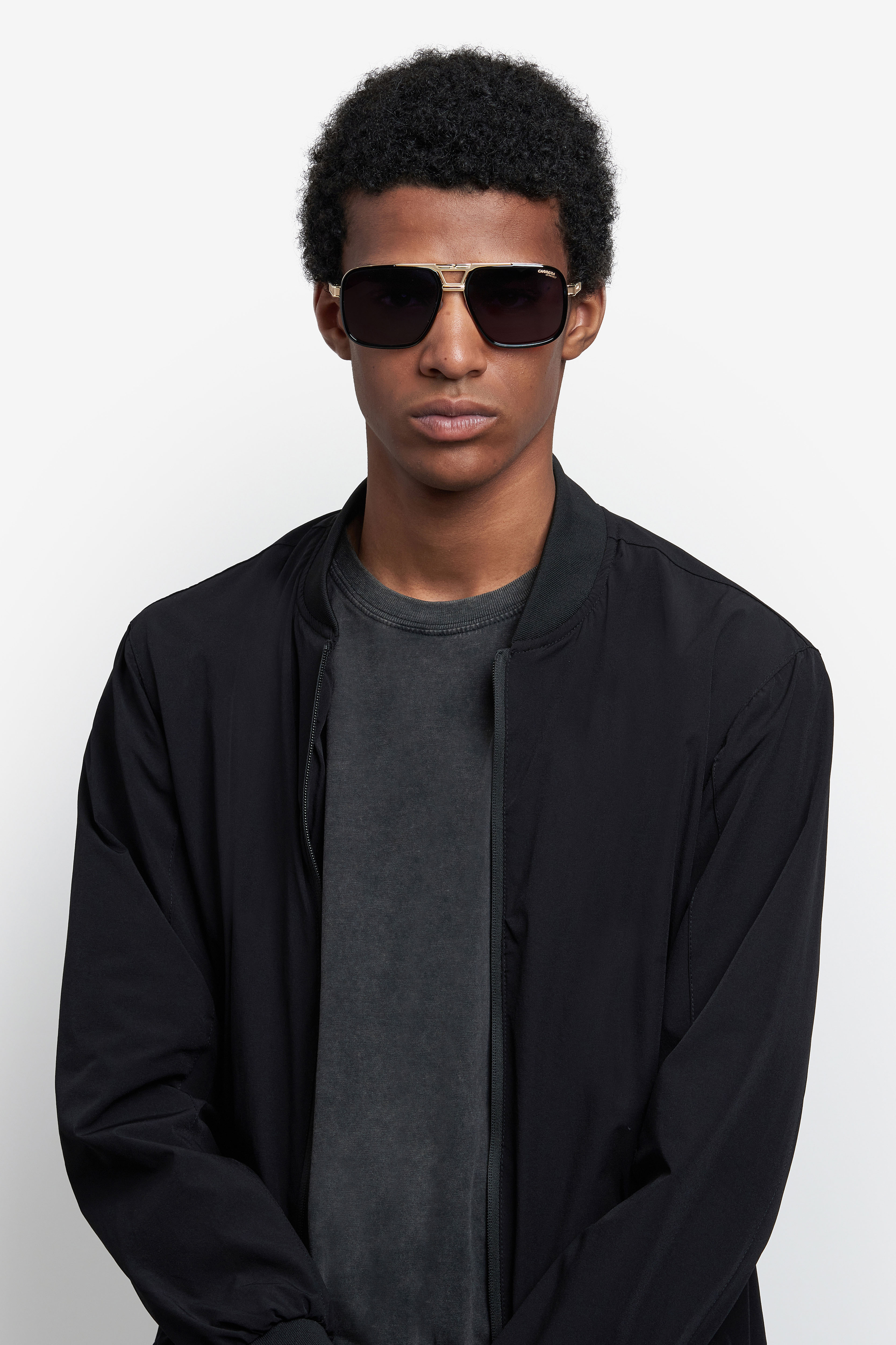 Carrera napszemüveg - Black Gold / Dark Grey Gradient - Extra lencsével