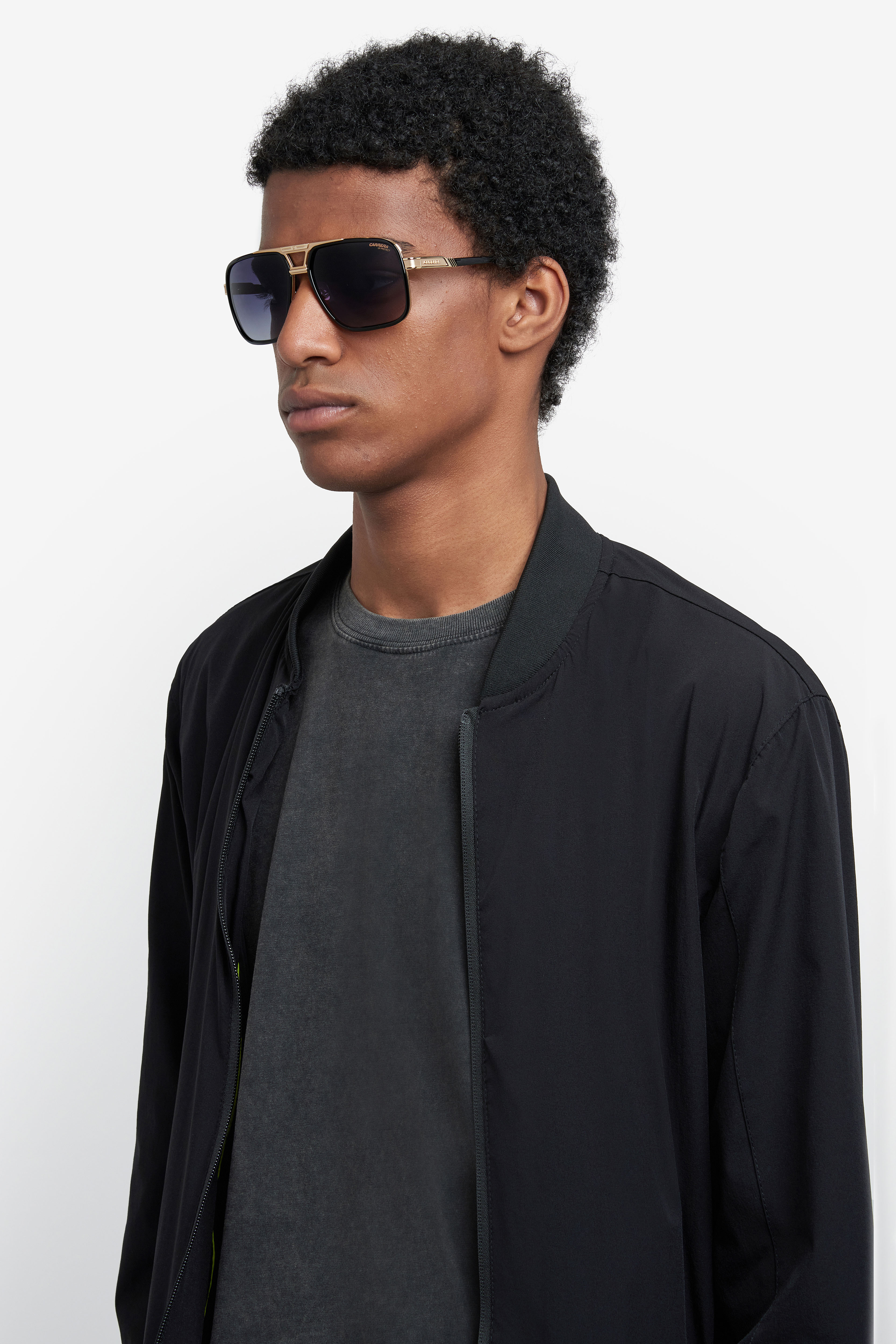 Carrera napszemüveg - Black Gold / Dark Grey Gradient - Extra lencsével