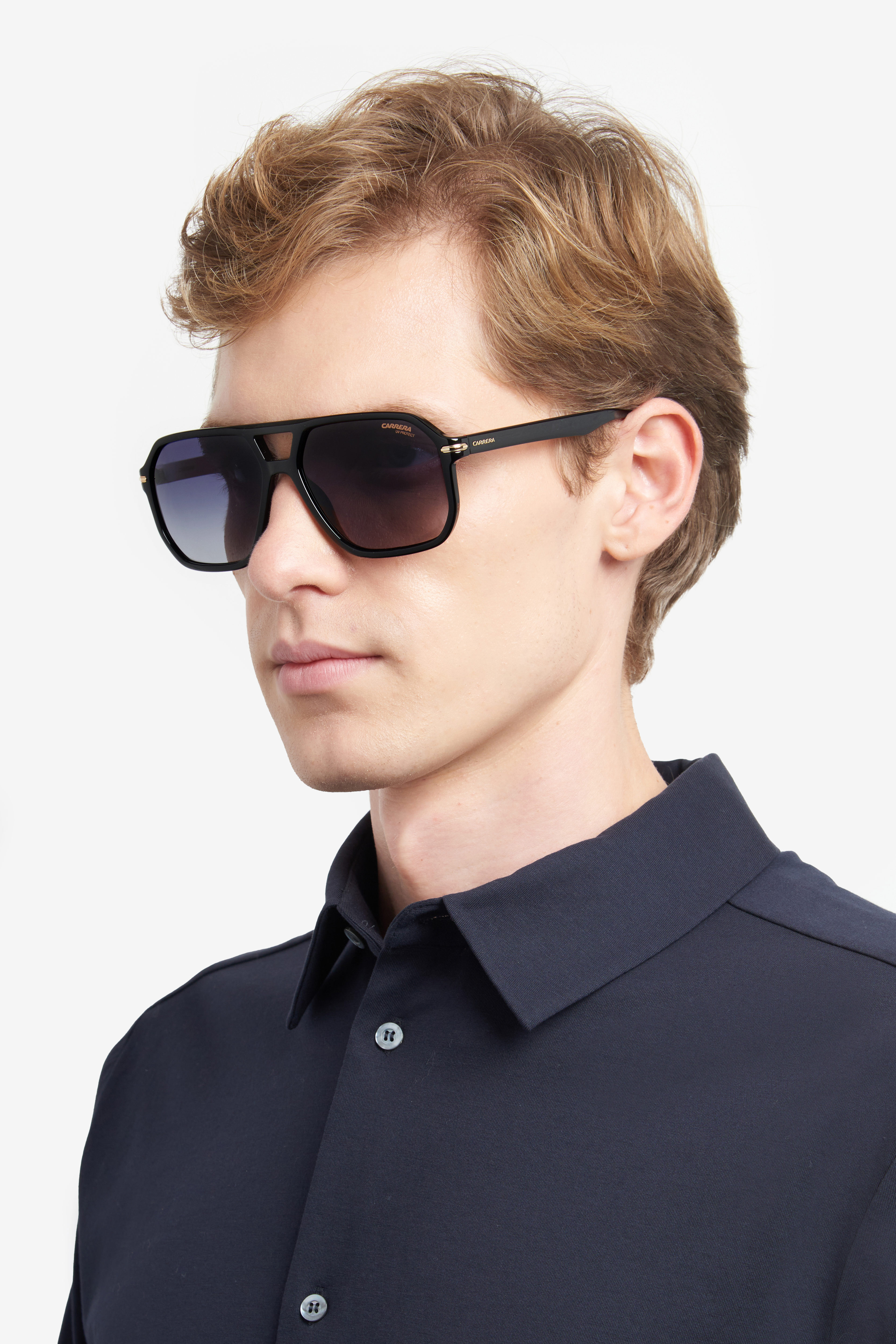 Carrera napszemüveg - BLACK / DARK GREY SF