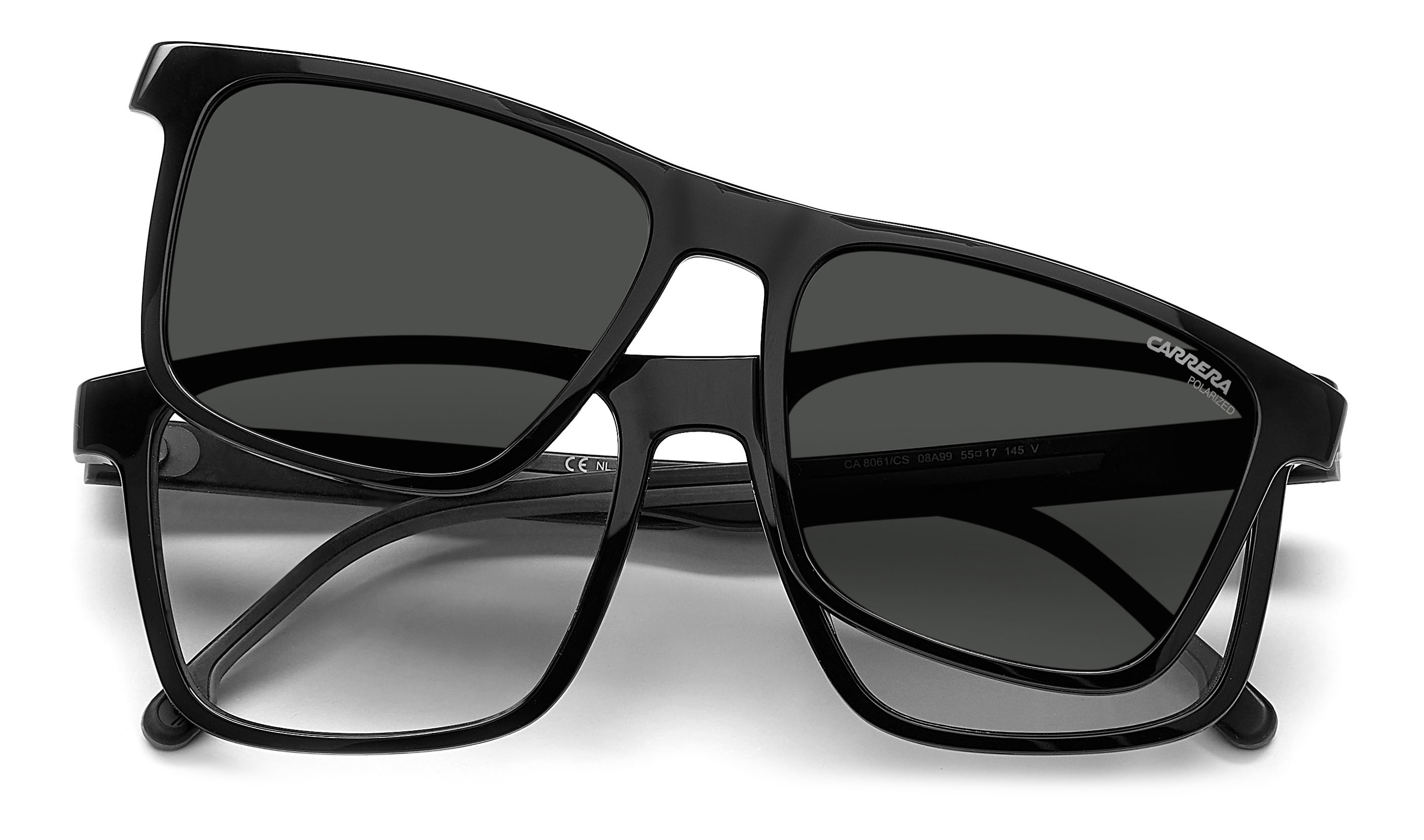 Carrera napszemüveg - Black Grey / Clear / Grey Polarized