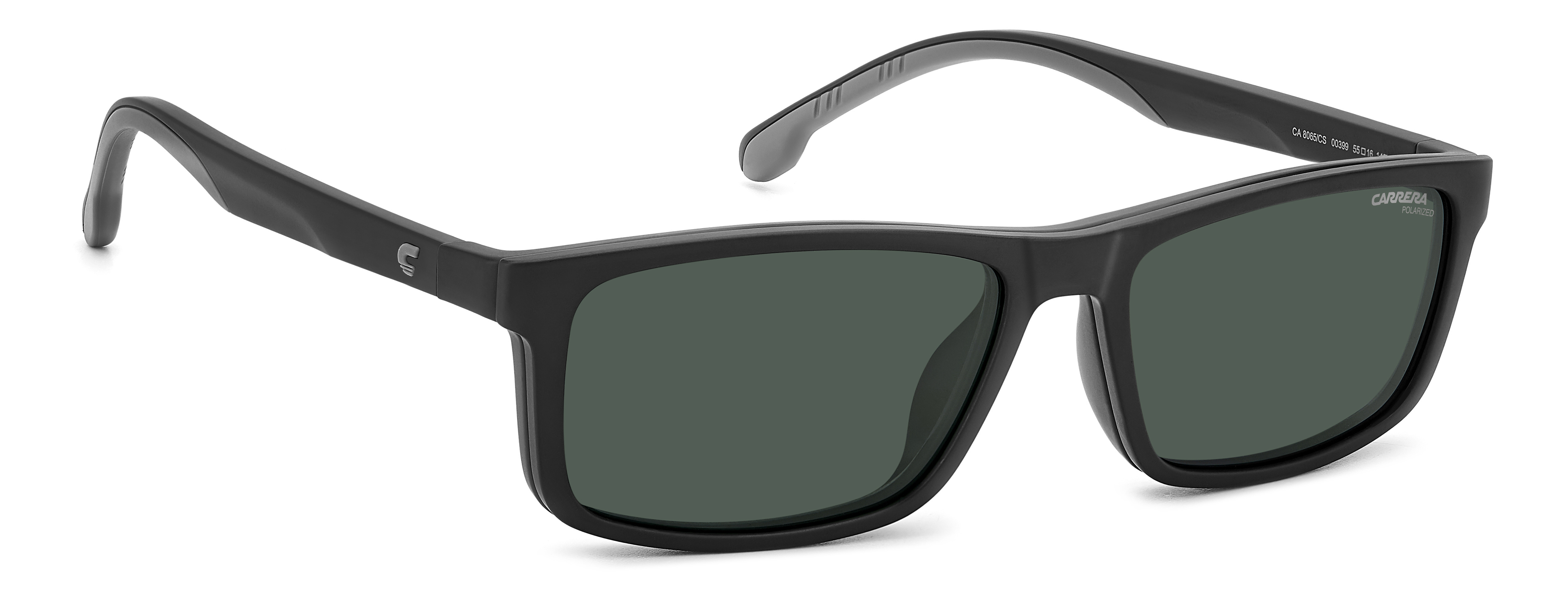 Carrera napszemüveg - Matte Black / Clear / Green Polarized - Extra lencsével