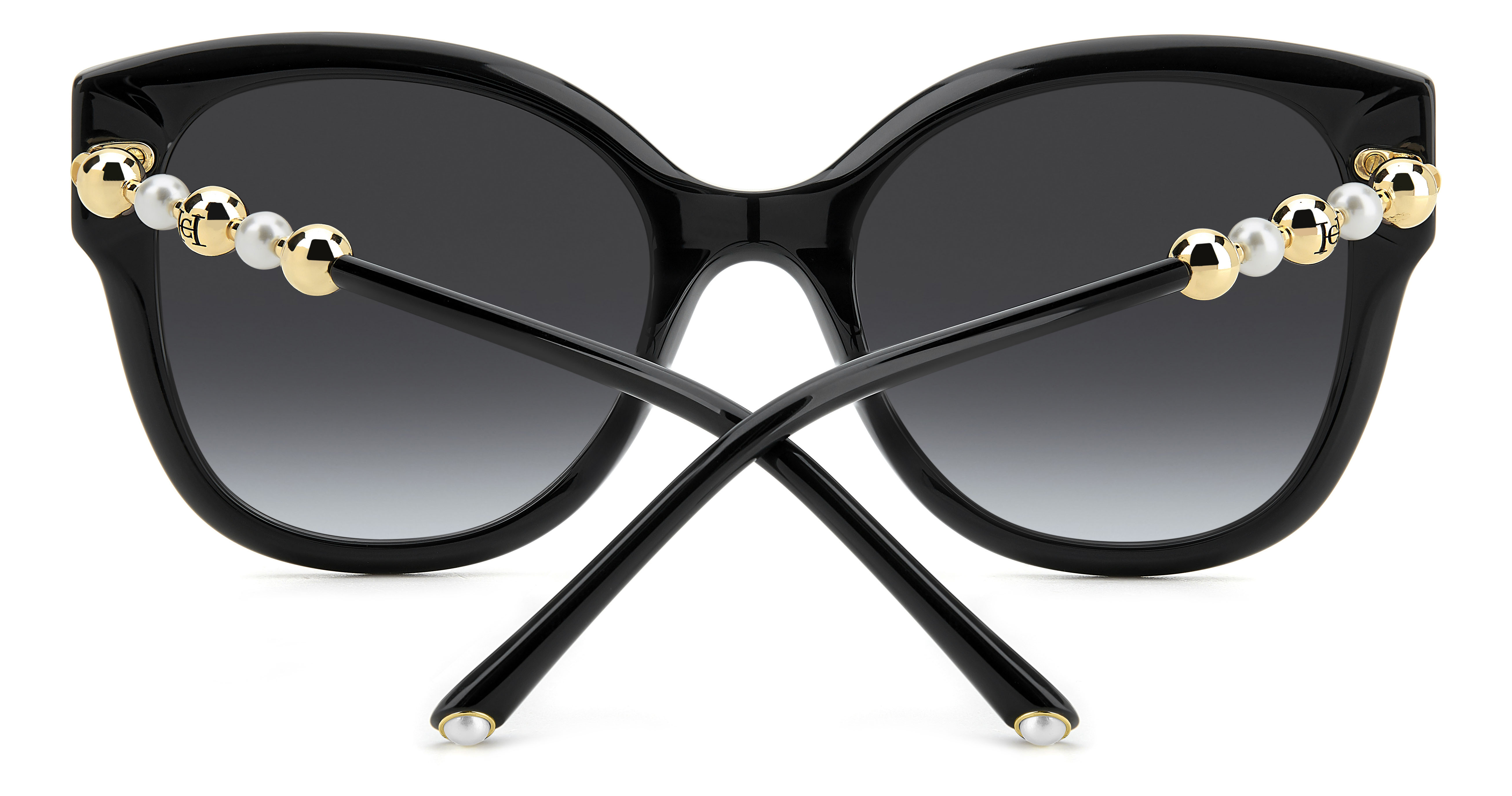 Carolina Herrera napszemüveg - Pearls 2 - Black / Dark Grey Gradient