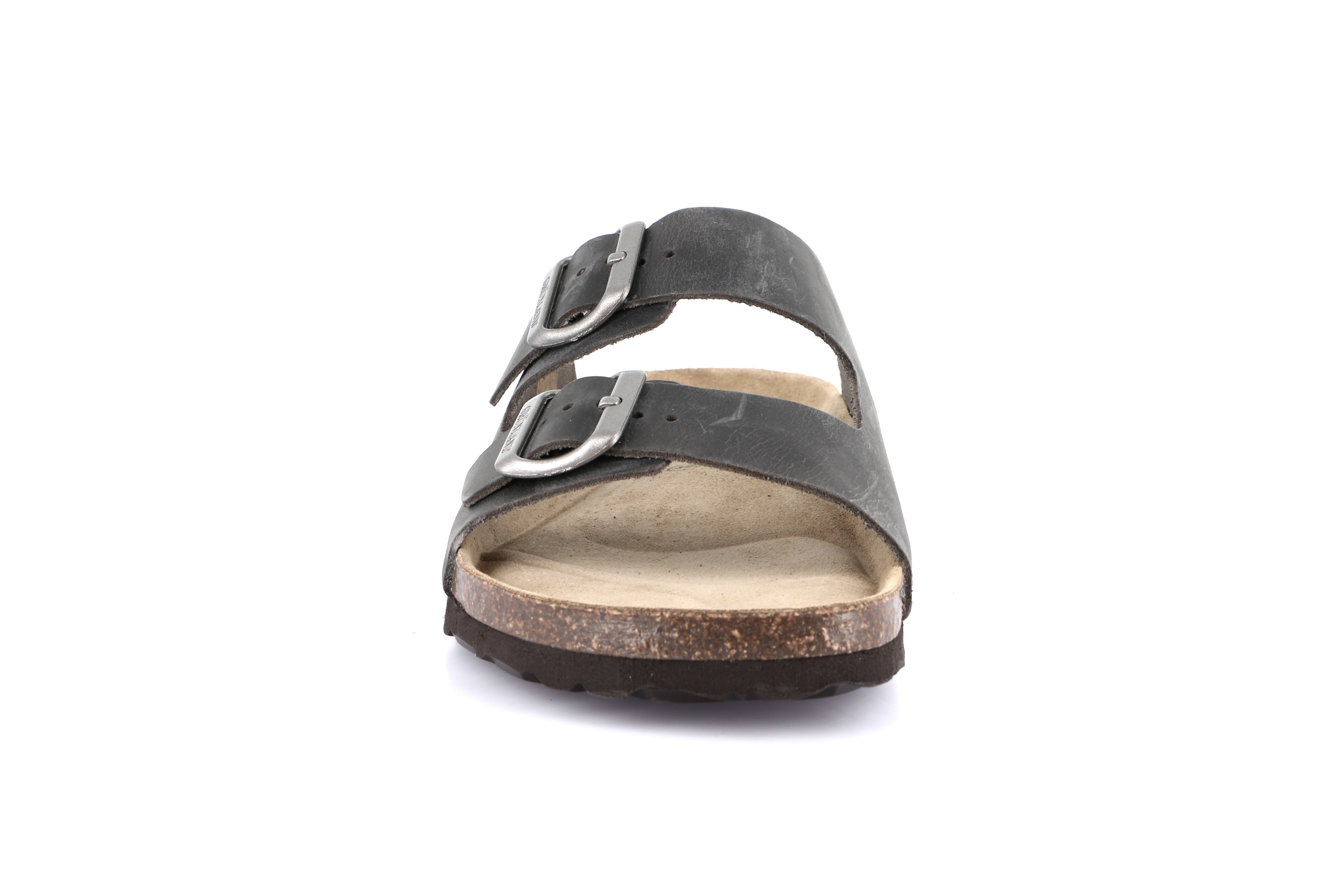 Grünland - BOBO / ANTRACITE - Bőr Férfi papucs