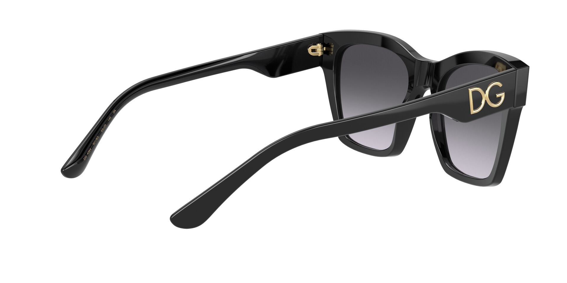 DOLCE & GABBANA napszemüveg - BLACK / GREY GRADIENT