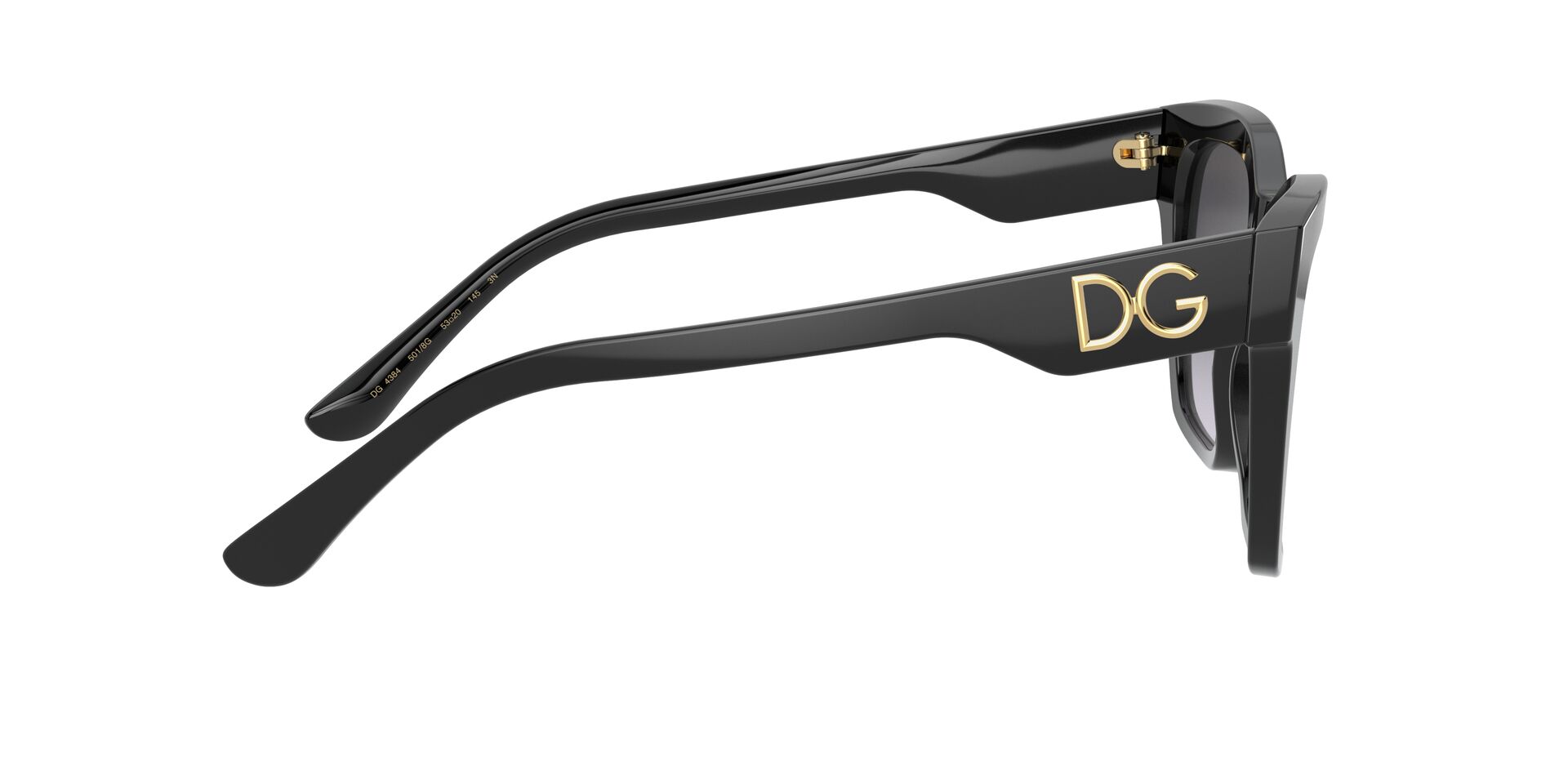 DOLCE & GABBANA napszemüveg - BLACK / GREY GRADIENT