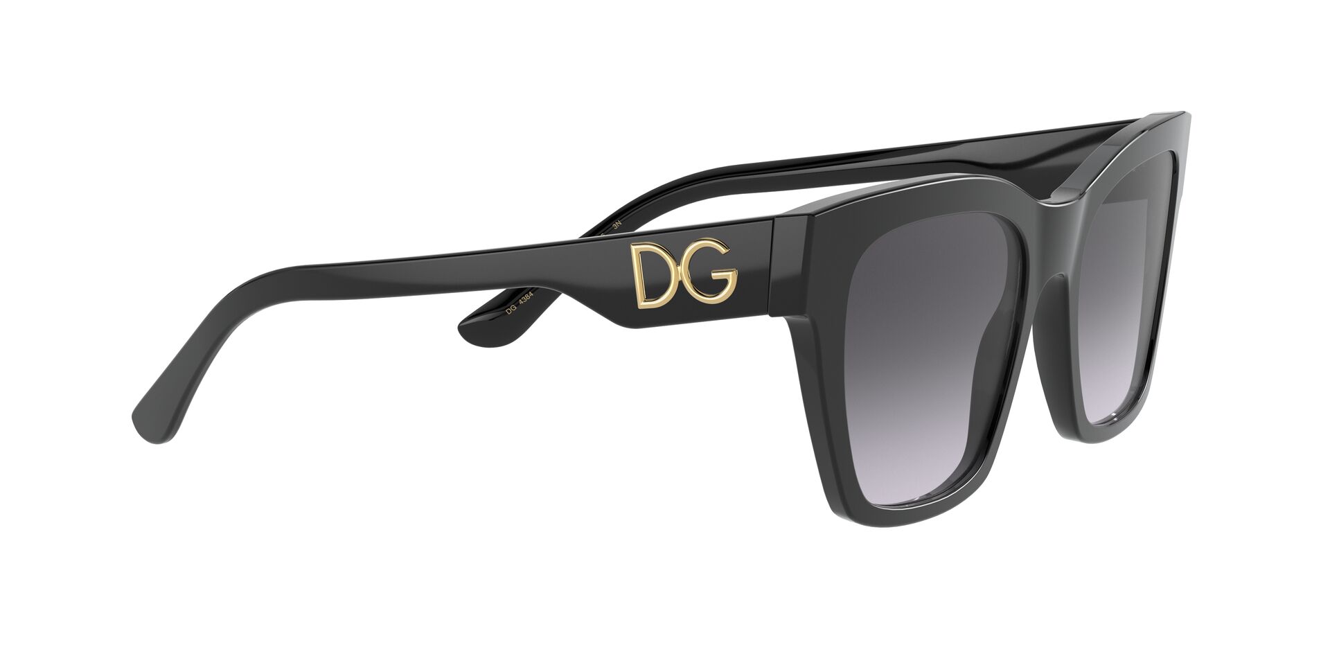 DOLCE & GABBANA napszemüveg - BLACK / GREY GRADIENT