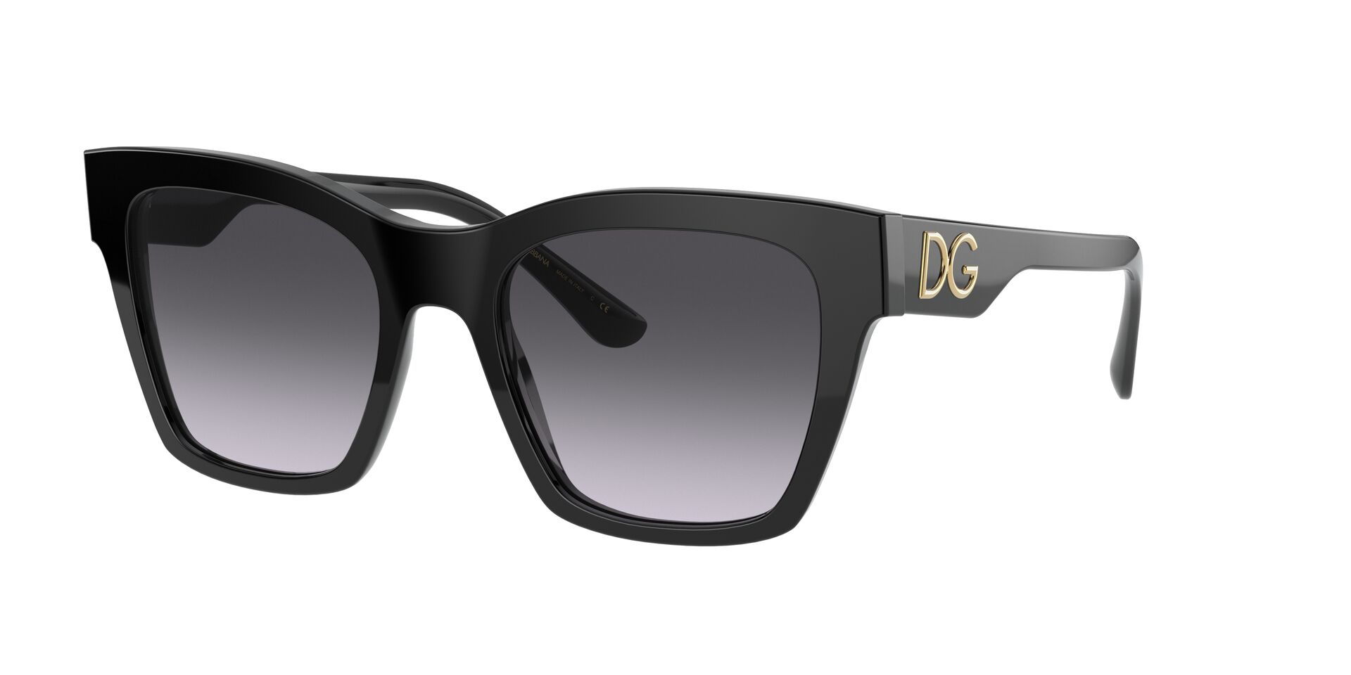 DOLCE & GABBANA napszemüveg - BLACK / GREY GRADIENT