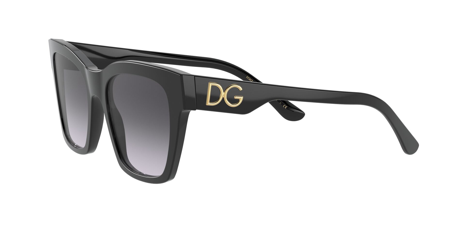 DOLCE & GABBANA napszemüveg - BLACK / GREY GRADIENT