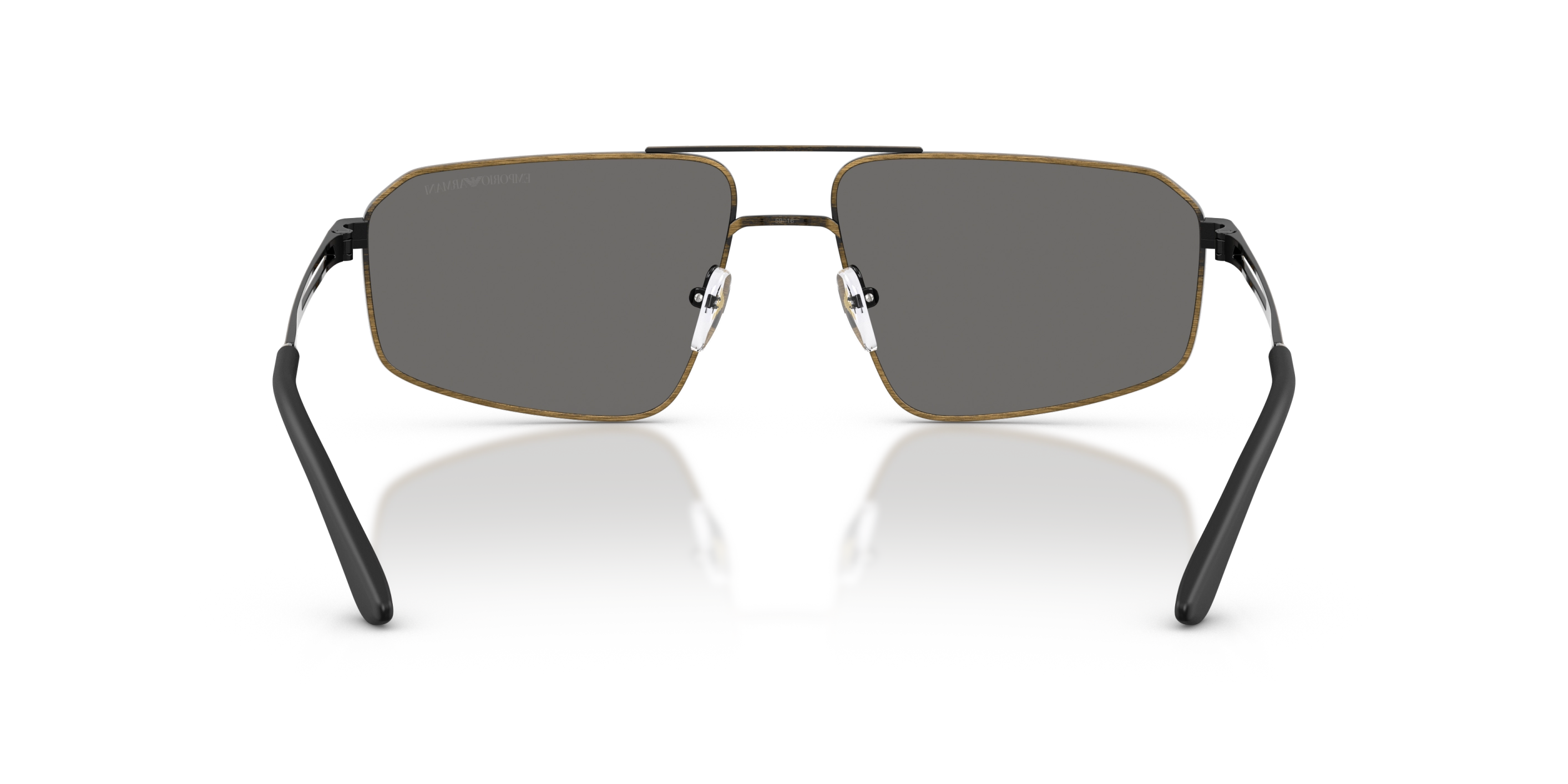 Emporio Armani napszemüveg - Brushed Antique Gold / Grey