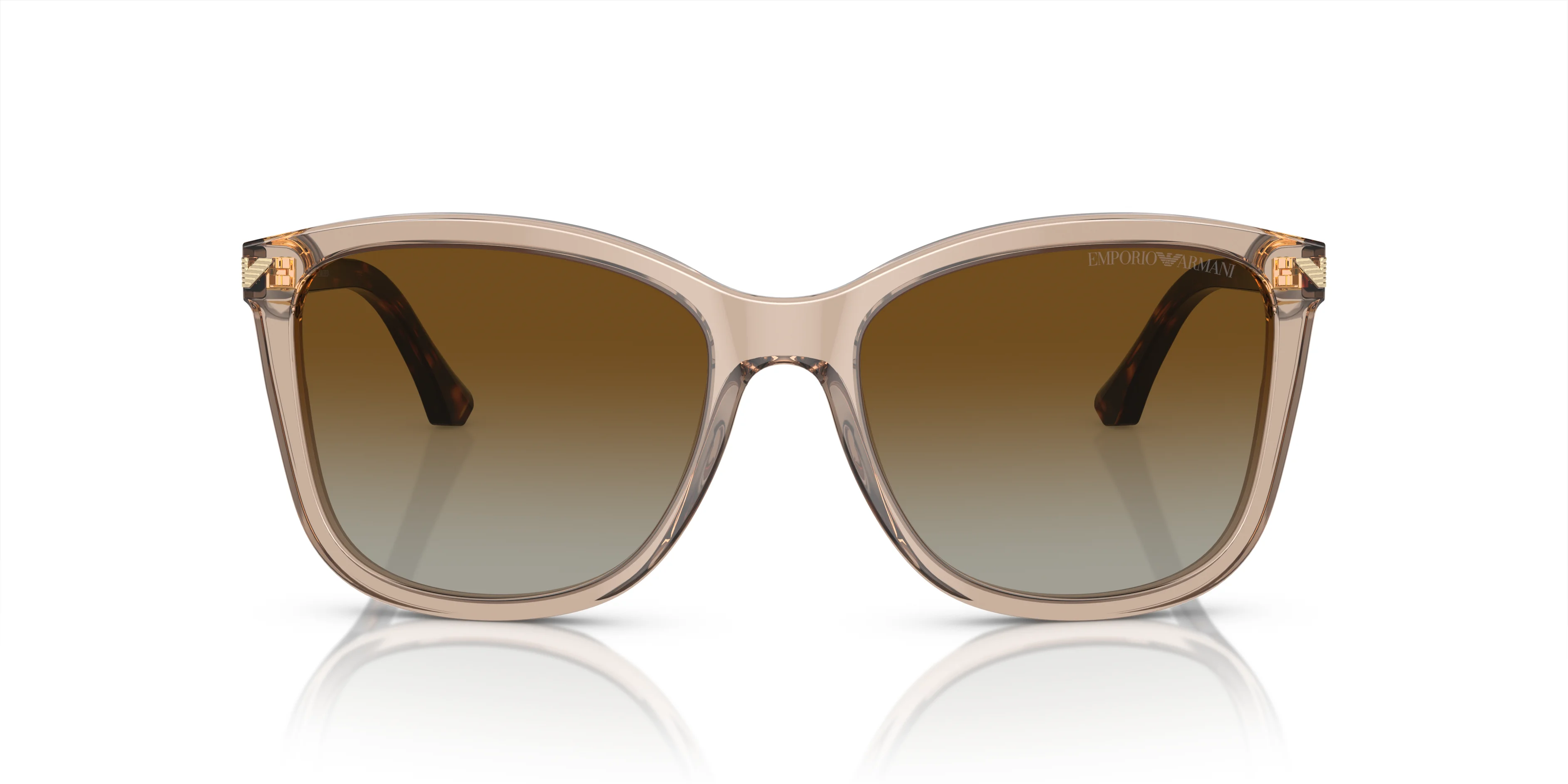 Emporio Armani napszemüveg - Transparent Tundra / Gradient Brown Polarized