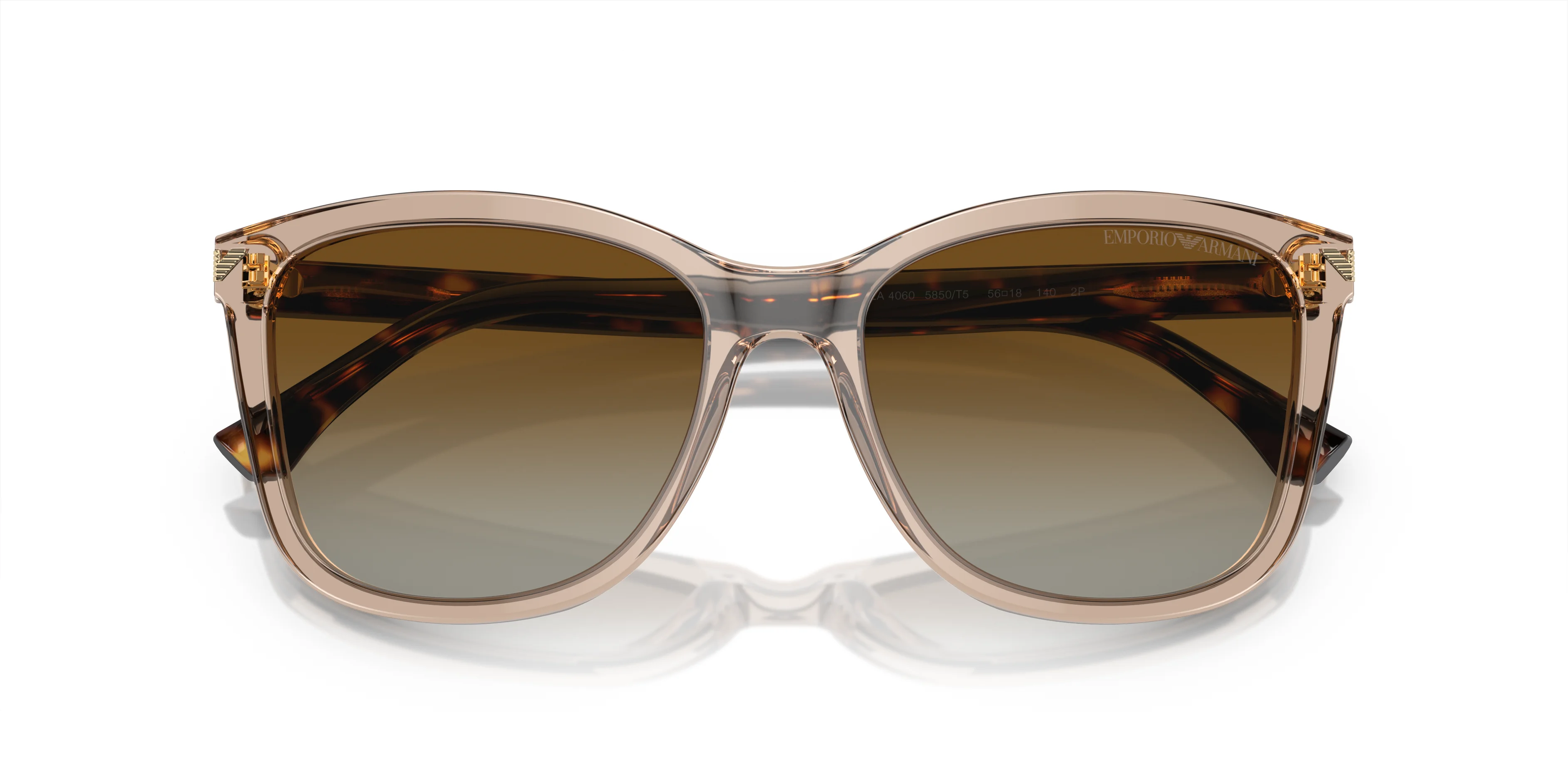 Emporio Armani napszemüveg - Transparent Tundra / Gradient Brown Polarized