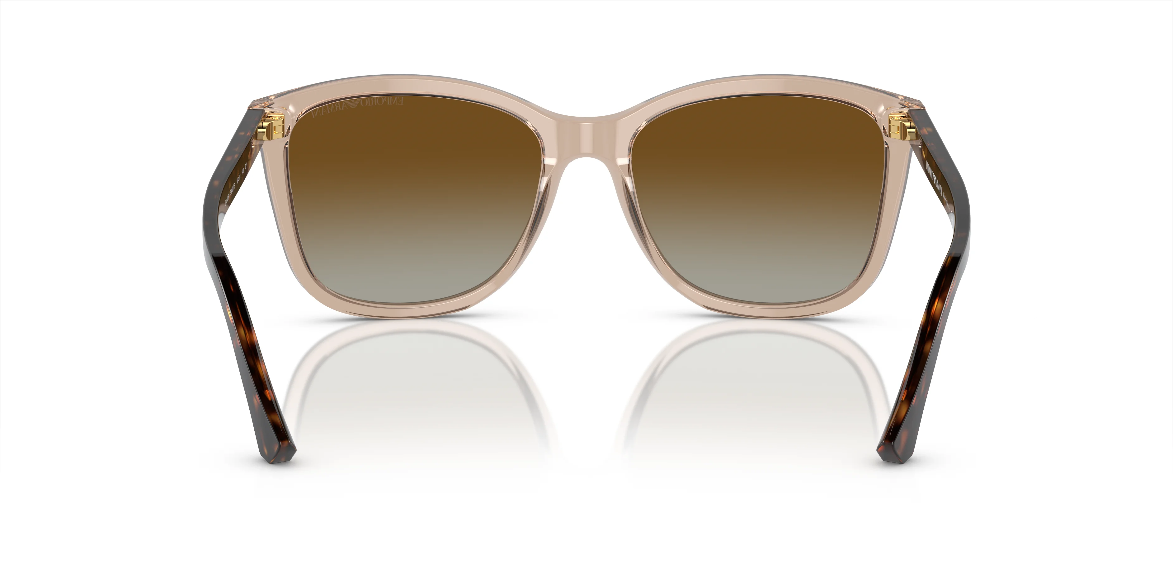 Emporio Armani napszemüveg - Transparent Tundra / Gradient Brown Polarized